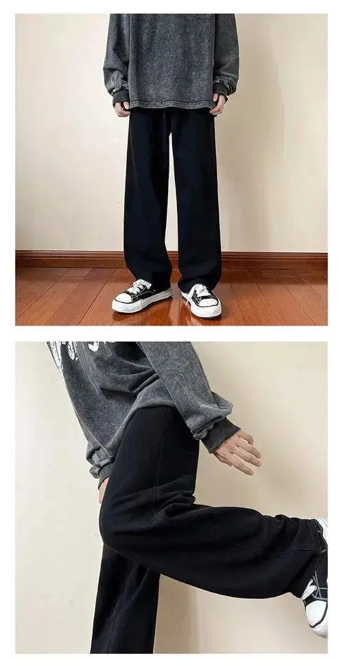 Jean Blue Color Straight Denim Baggy Pant Size US 32 / EU 48 - 2 Thumbnail