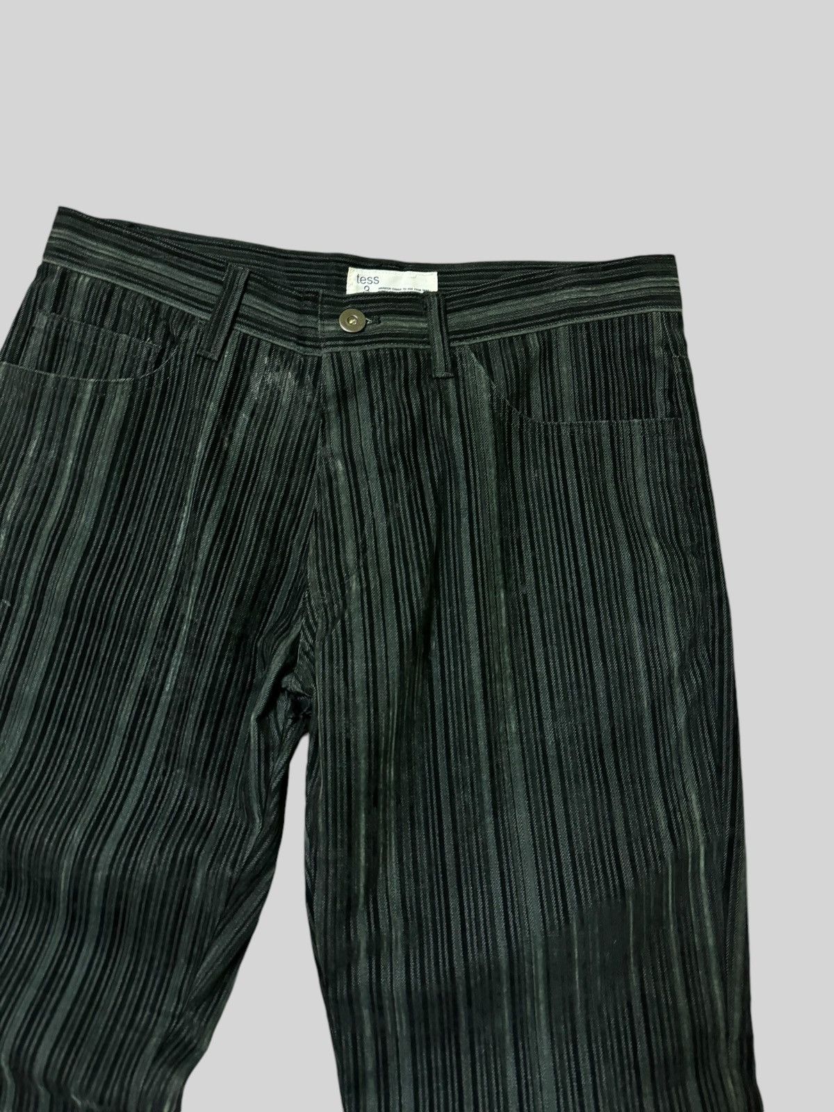 If Six Was Nine × Japanese Brand × Tornado Mart TESS 3 HIRO VELVET STRIPES FLARED PANTS Size US 30 / EU 46 - 5 Thumbnail