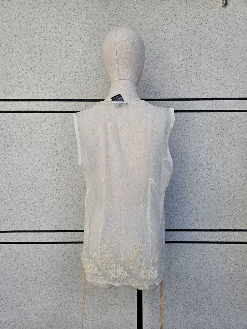 Ann Demeulemeester Ann Demeulemeester Women's lace vest inside Size M / US 6-8 / IT 42-44 - 4 Thumbnail