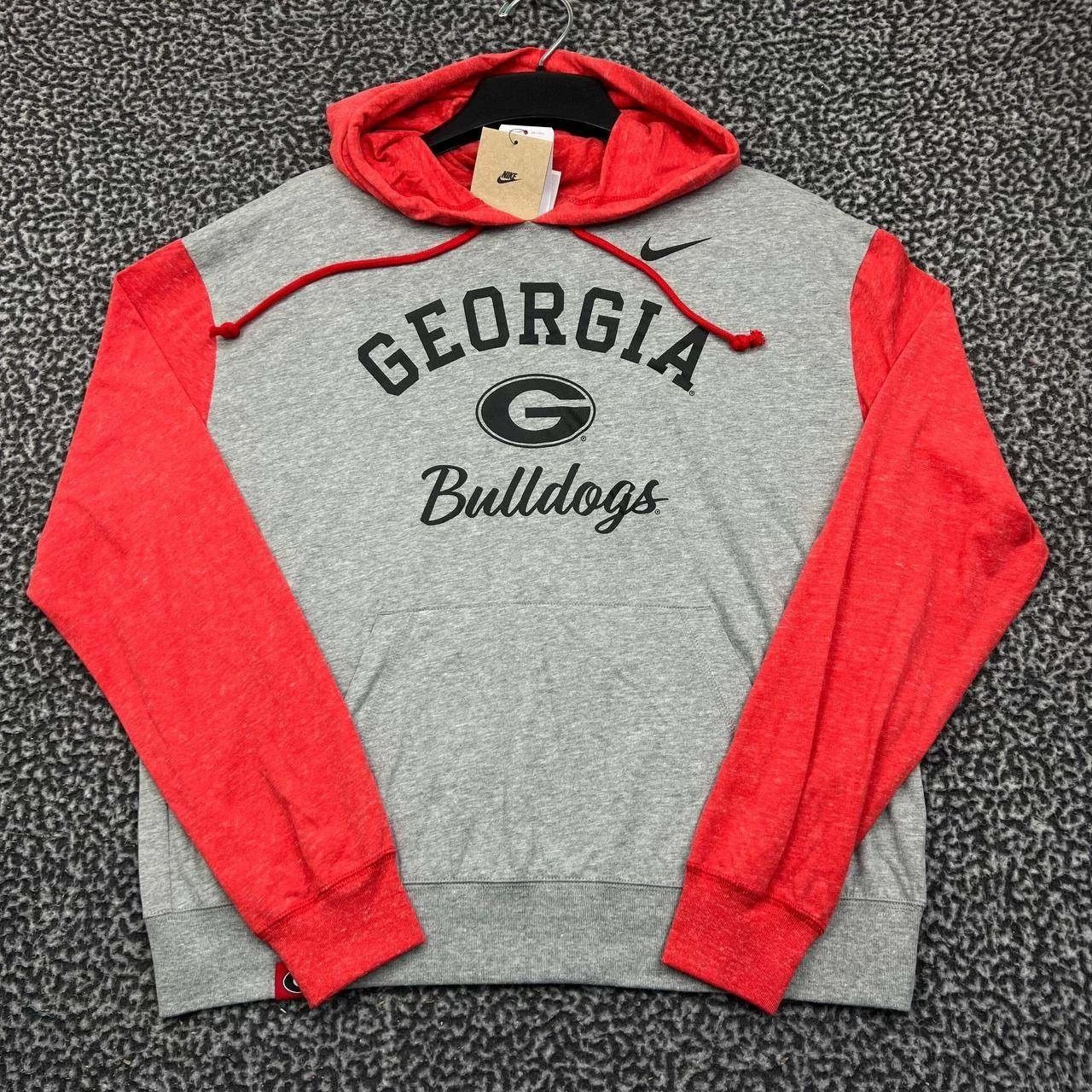 Nike Nike Hoodie Women Gray Red Georgia Bulldogs NCAA Pullover M Size M / US 6-8 / IT 42-44 - 1 Thumbnail