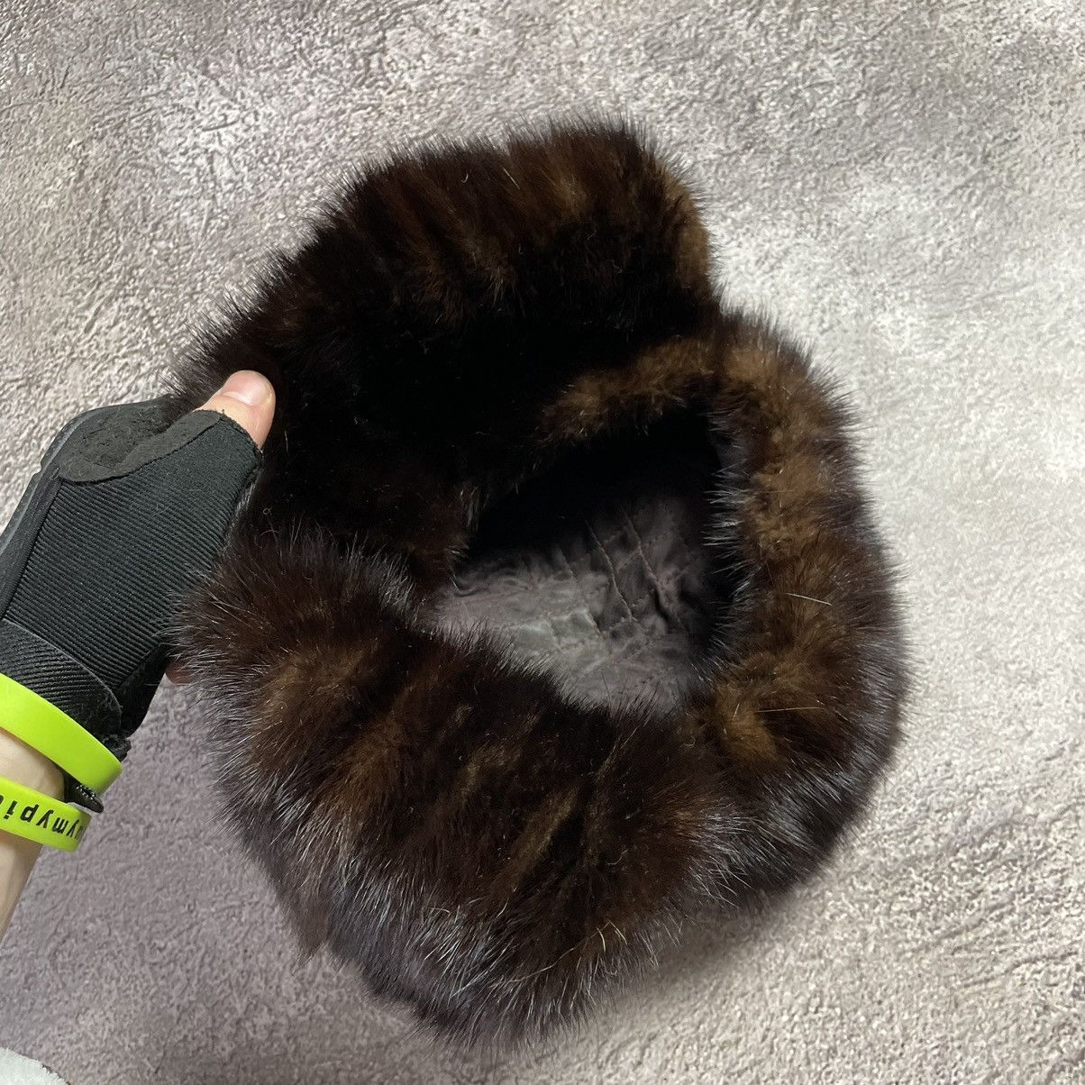 Vintage Vintage 90s Mohair Faux Fur Ushanka Beanie Hat Oversized OS Size ONE SIZE - 6 Thumbnail