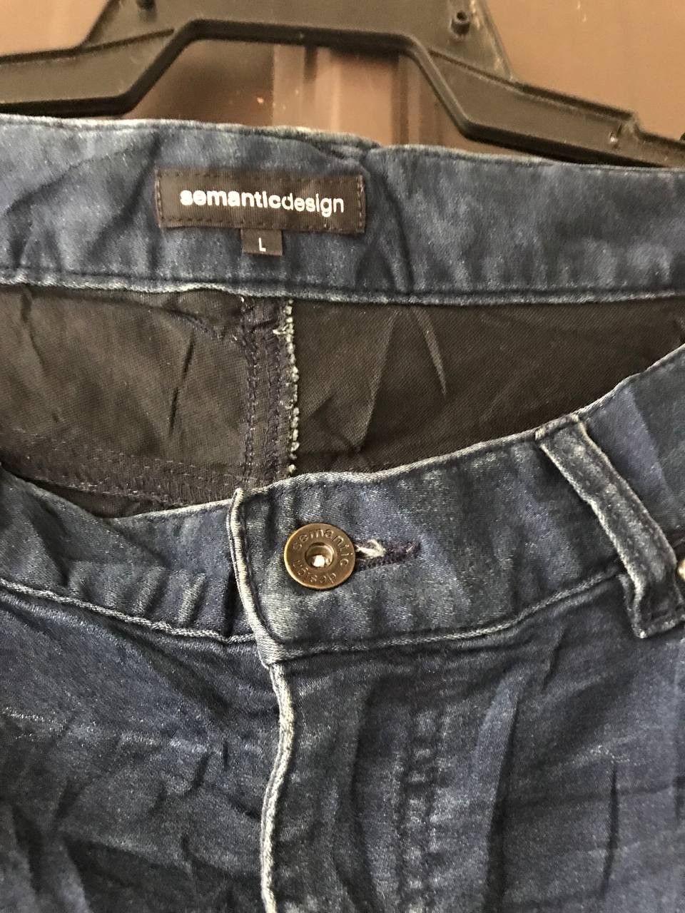 Japanese Brand × semanticdesign Semantic Design Curve Pants Distressed Style Size US 32 / EU 48 - 5 Thumbnail