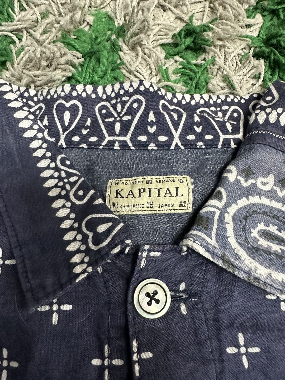 Kapital Kapital Kountry Blue Paisley Button Up Size US XL / EU 56 / 4 - 3 Thumbnail