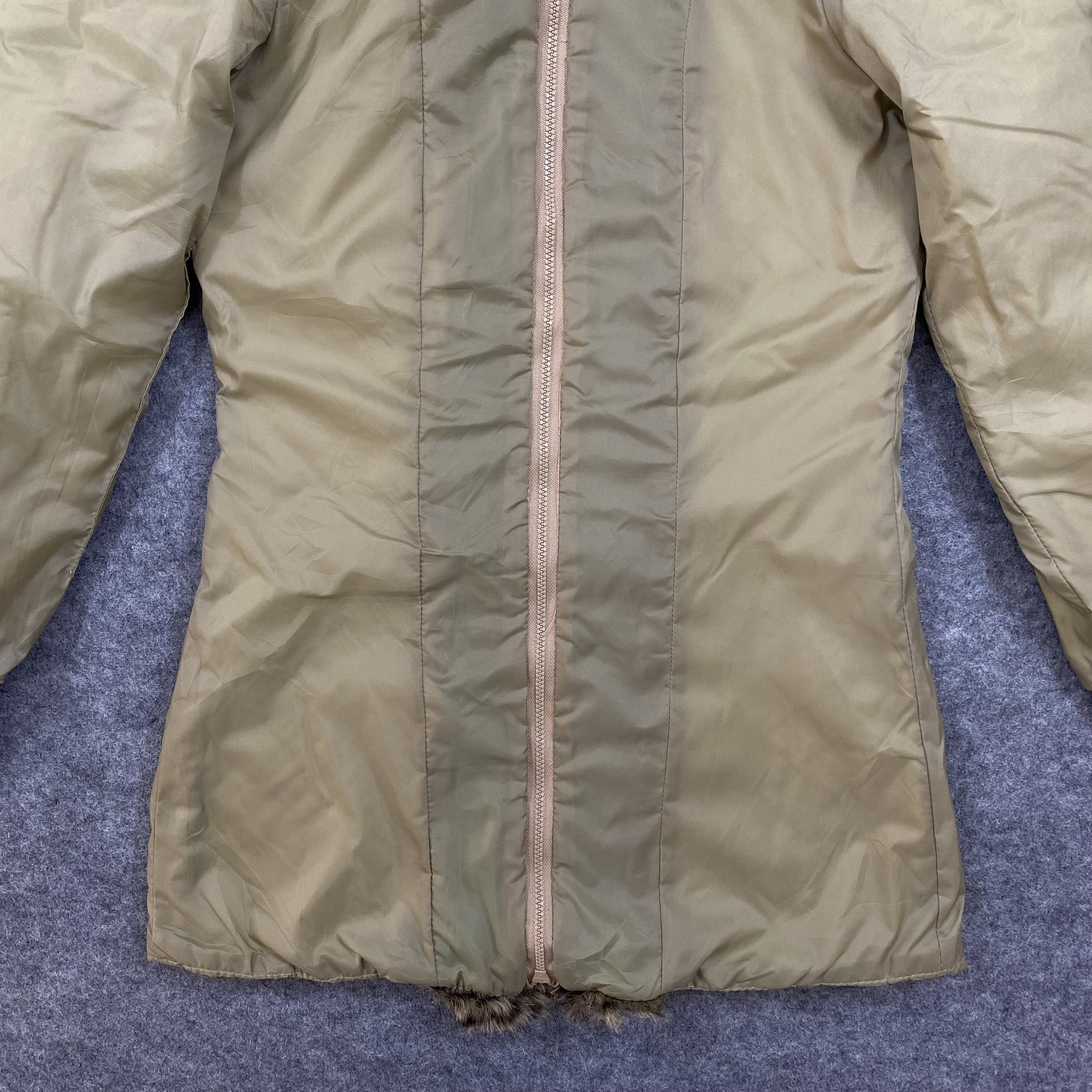 Vintage VINTAGE ESPRIT Y2K Green Faux Fur Hooded Parka Jacket-J649 Size US XS / EU 42 / 0 - 7 Thumbnail