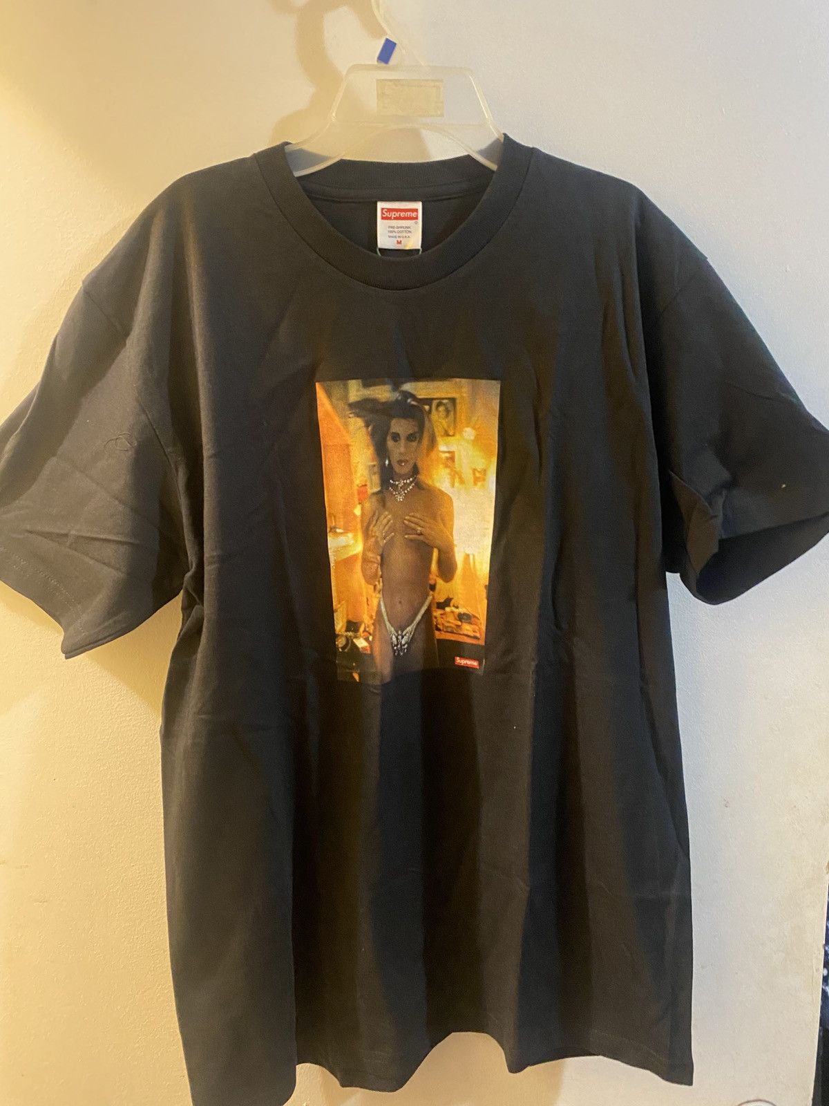 Supreme Supreme Nan Goldin Kim in Rhinestone Tee Size US M / EU 48-50 / 2 - 2 Thumbnail