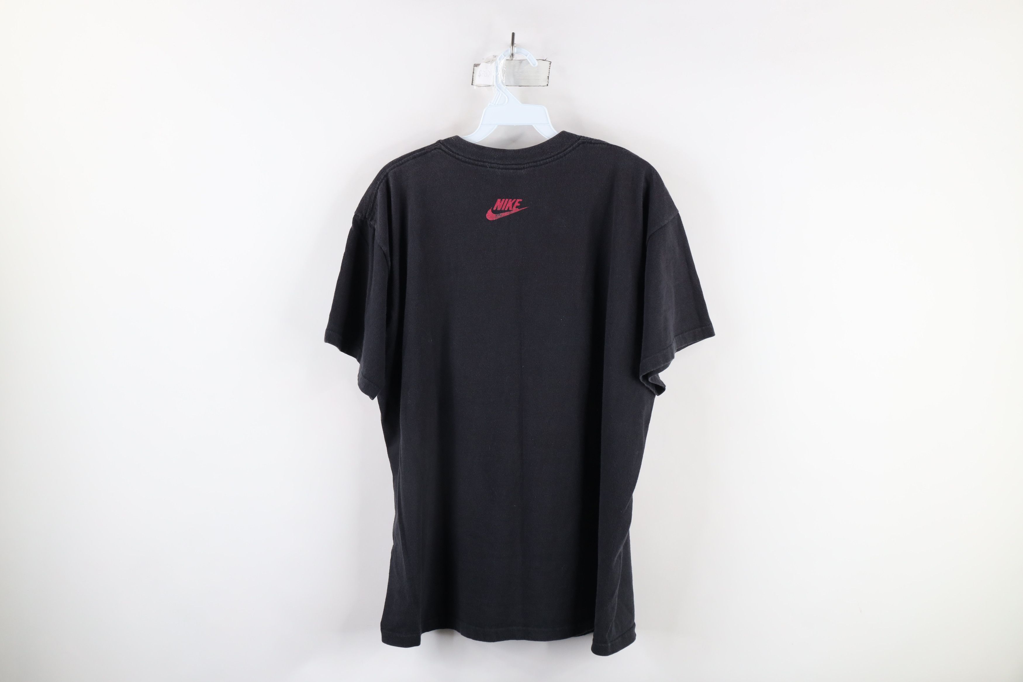 Nike × Vintage Vintage 90s Nike Out Air Jordan Short Sleeve T-Shirt USA Size US L / EU 52-54 / 3 - 8 Thumbnail