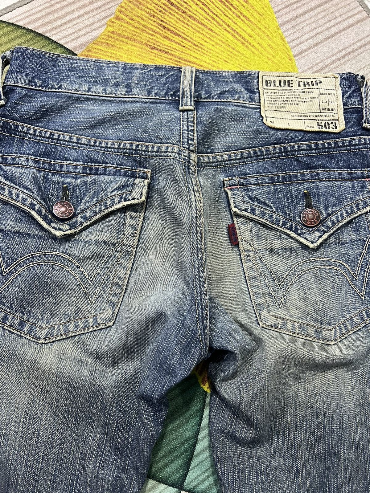 Edwin × Japanese Brand × Vintage VINTAGE EDWIN 503 BLUE TRIP JAPAN Size US 30 / EU 46 - 12 Thumbnail