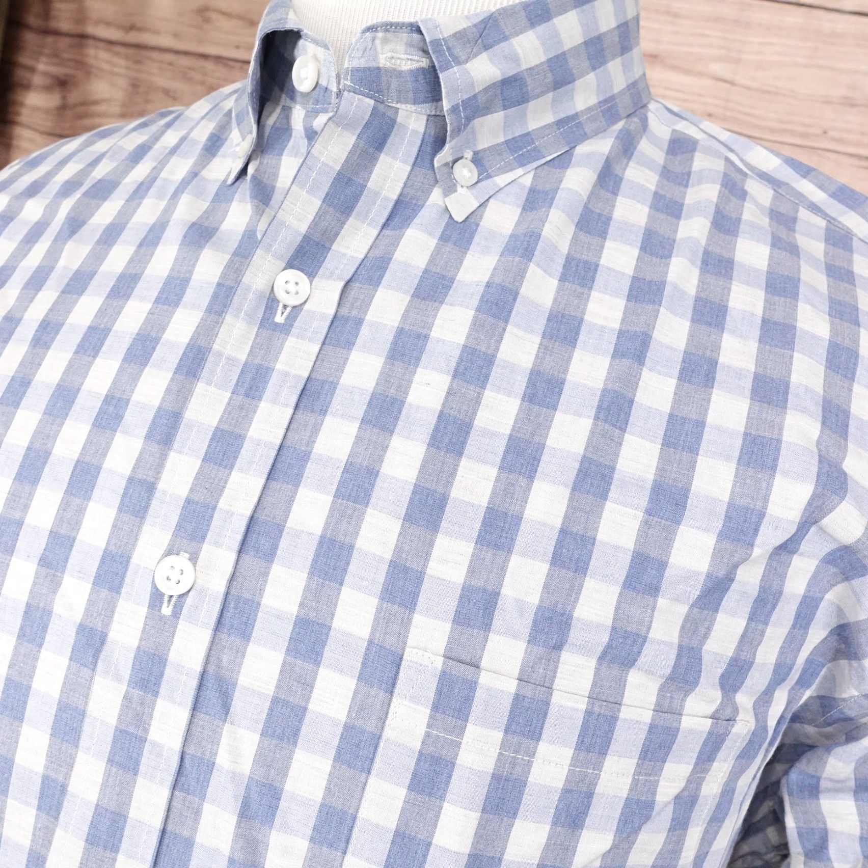 J.Crew J CREW SLIM FIT BLUE CHECK LONG SLEEVE BUTTON DOWN SHIRT MENS SIZE XL Size US XL / EU 56 / 4 - 2 Thumbnail