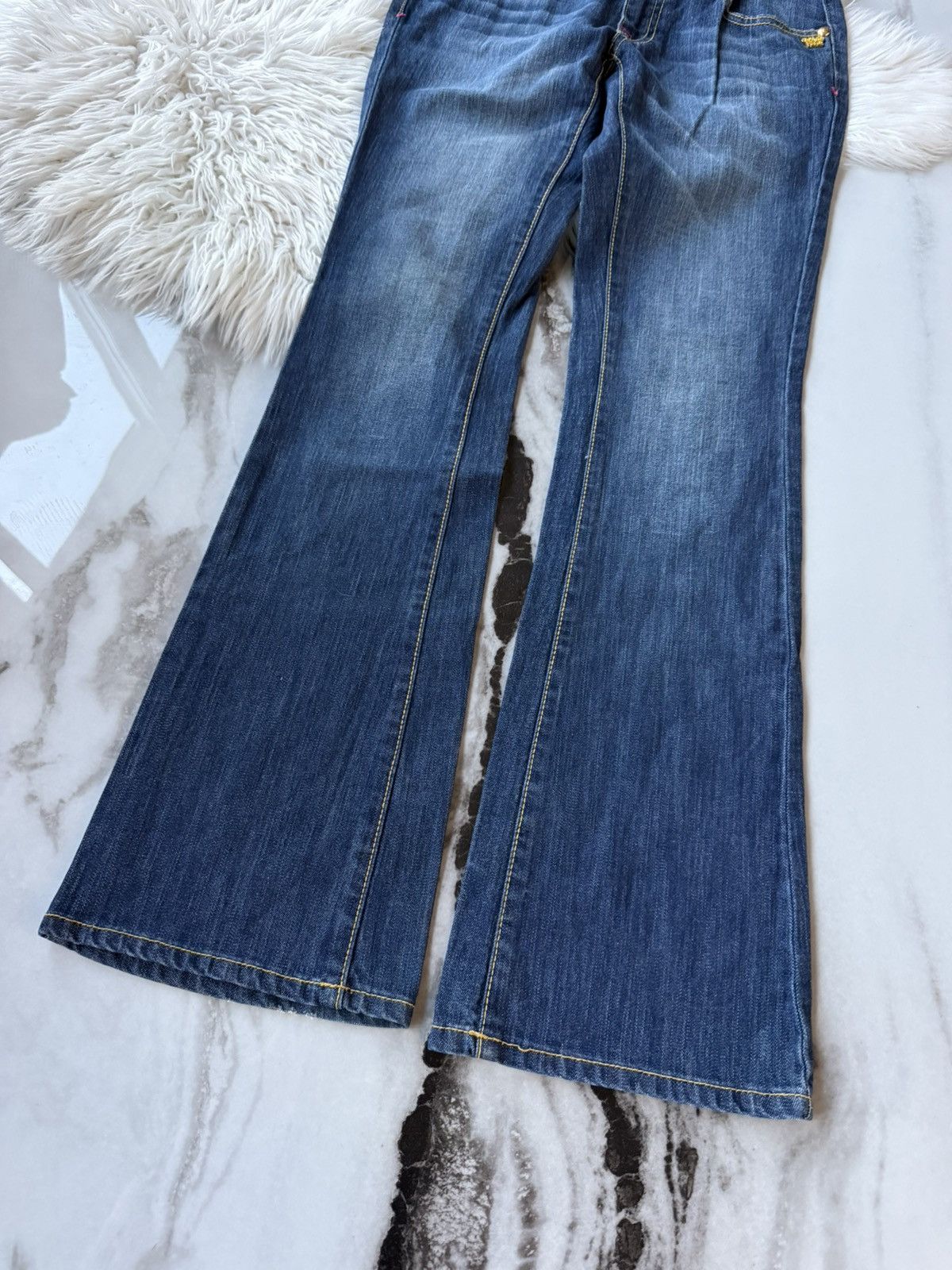 Ecko Unltd. Vintage Ecko Untld Y2K Flared Bootcut Jeans Japanesse Size 30" / US 8 / IT 44 - 2 Thumbnail