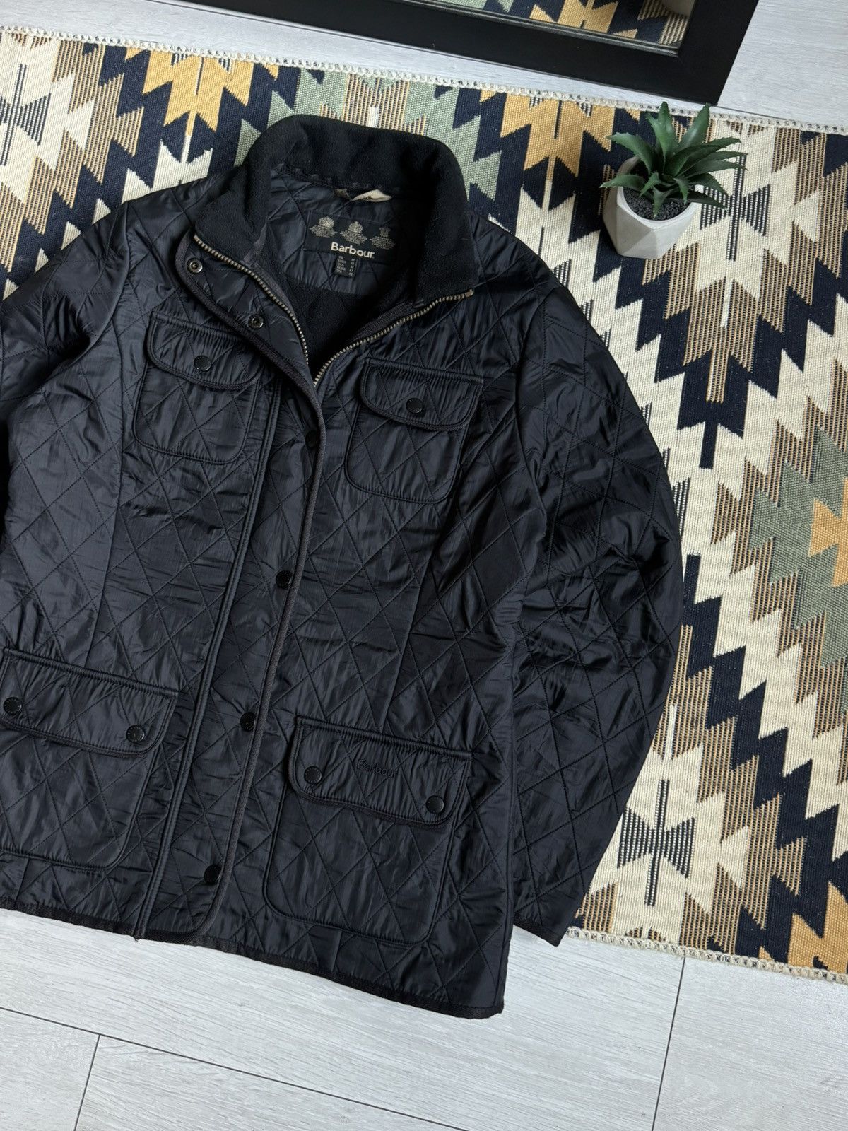 Barbour Barbour Women’s Utility Quilted Jacket Size L / US 10 / IT 46 - 3 Thumbnail