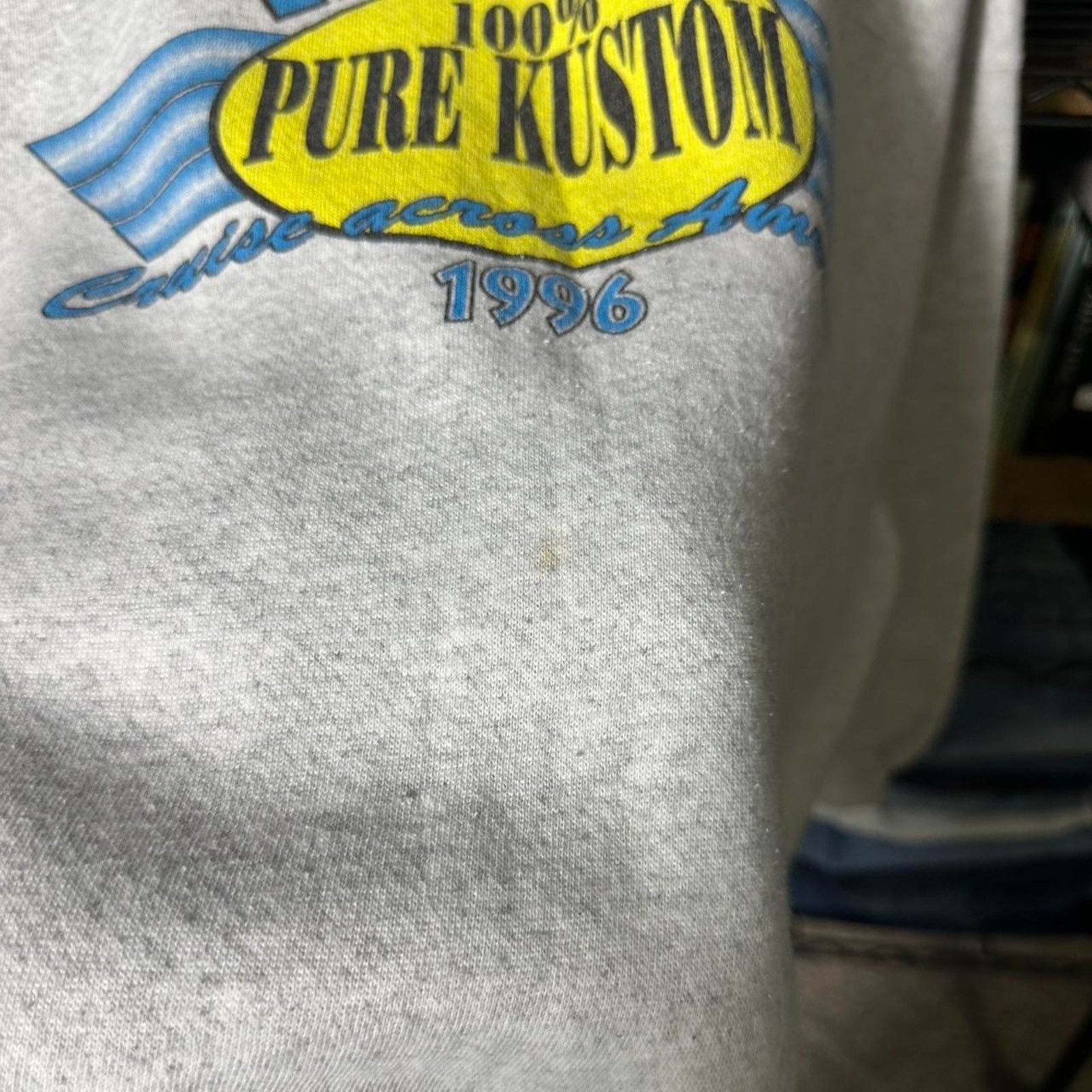 Hanes Vintage 90s Kustum Kemps Car Show Crewneck 1996 Sweatshirt Size US XL / EU 56 / 4 - 4 Thumbnail