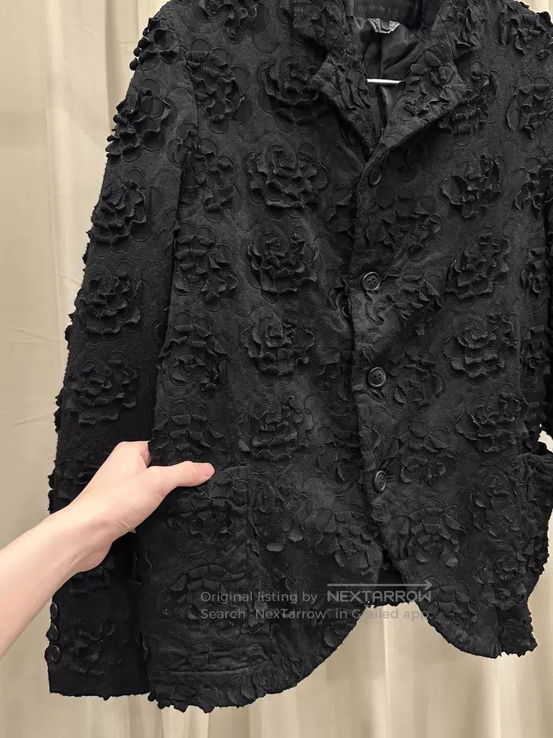 Comme des Garcons Comme des Garcons Double-layer Quilted 3D Cut Flower Jacke Size XS / US 0-2 / IT 36-38 - 3 Thumbnail