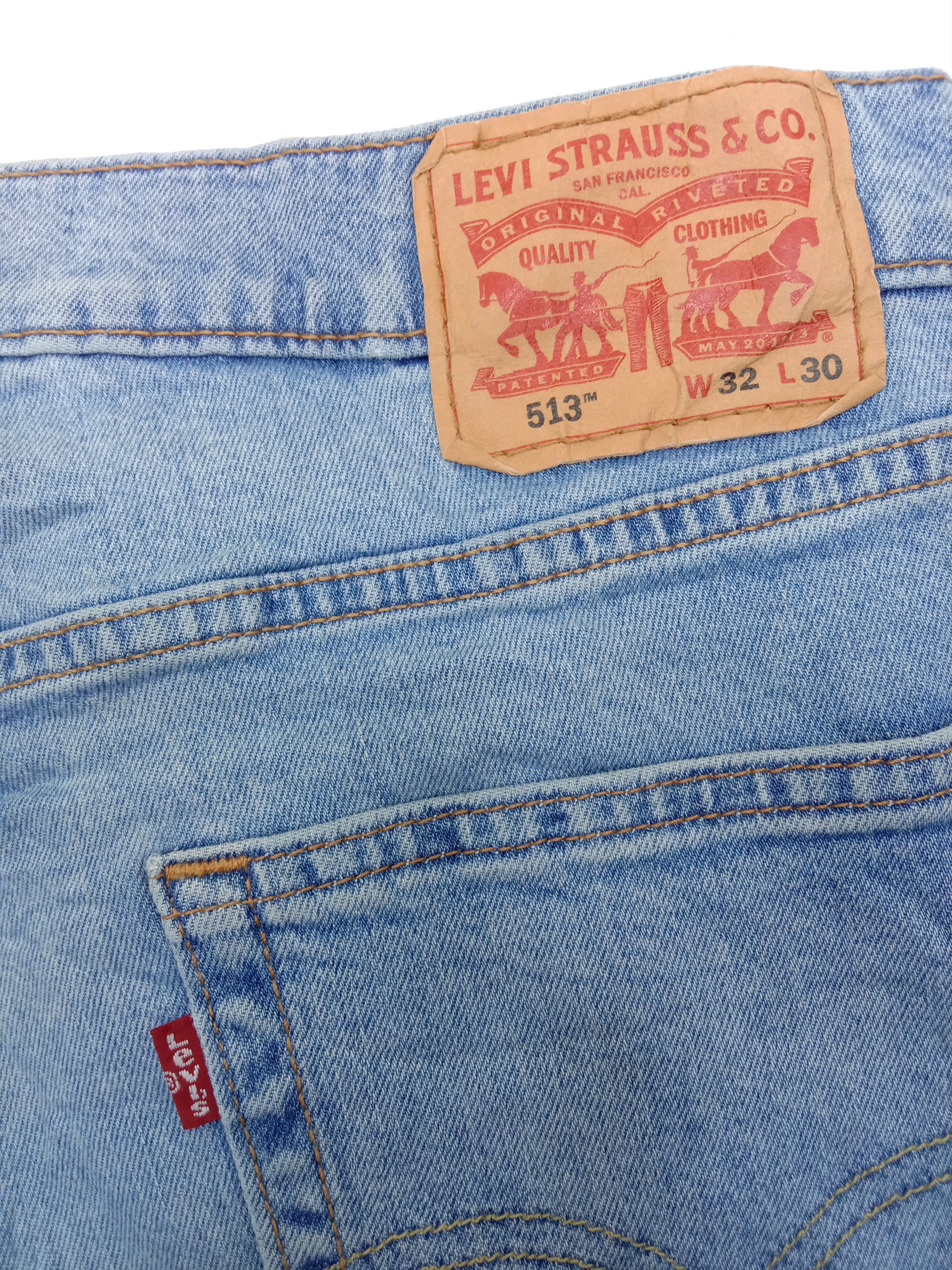 Levi's Vintage Levi's 513 Light Wash Jeans Size US 32 / EU 48 - 14 Thumbnail