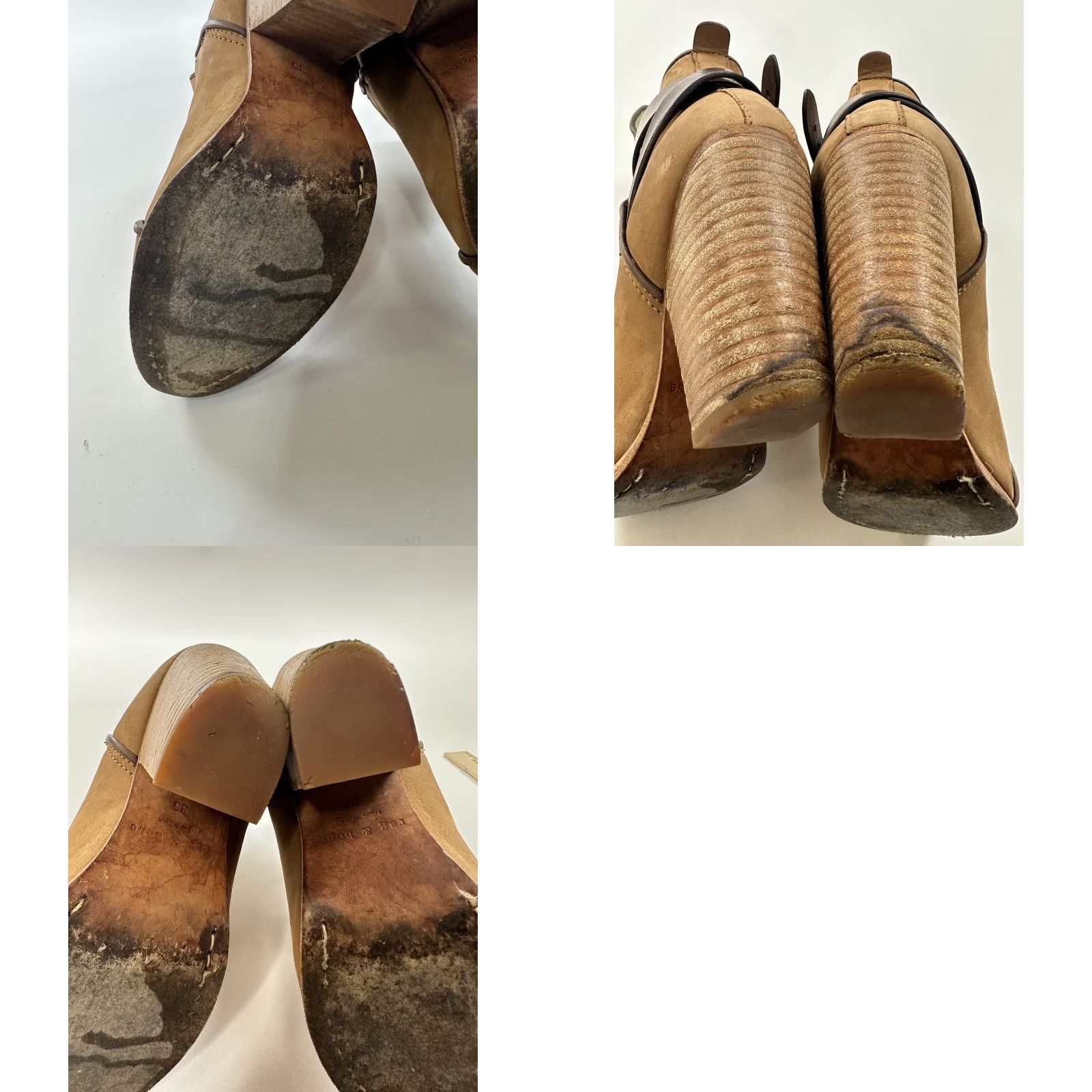 Rag & Bone Rag & Bone Kinsey Boots Women’s 5 Brown Suede Ankle Strap Block Heel High Casual Modern Shopping Going Out Shoes Womens Size US 5 / IT 35 - 9 Thumbnail