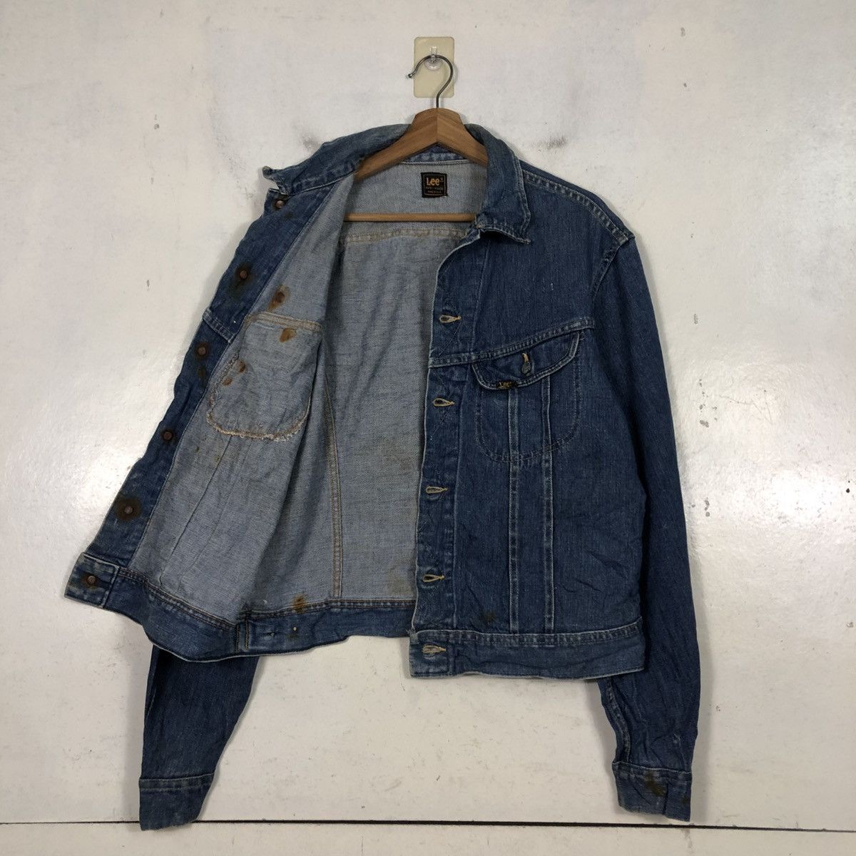 Lee Vintage Trucker Denim Jacket Lee Made in Usa Size US M / EU 48-50 / 2 - 15 Thumbnail