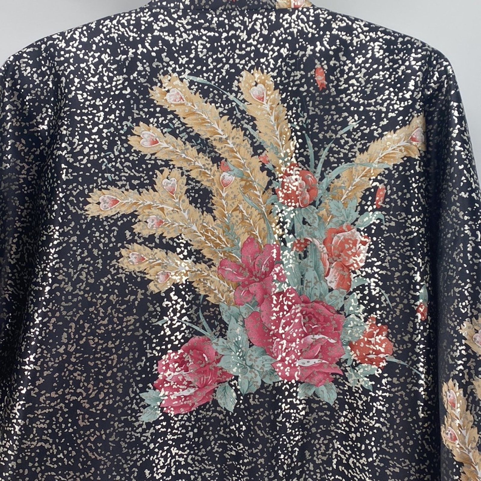 Vintage Vintage 80s 90s Silver metallic Reversible Windbreaker sz L Size L / US 10 / IT 46 - 10 Thumbnail