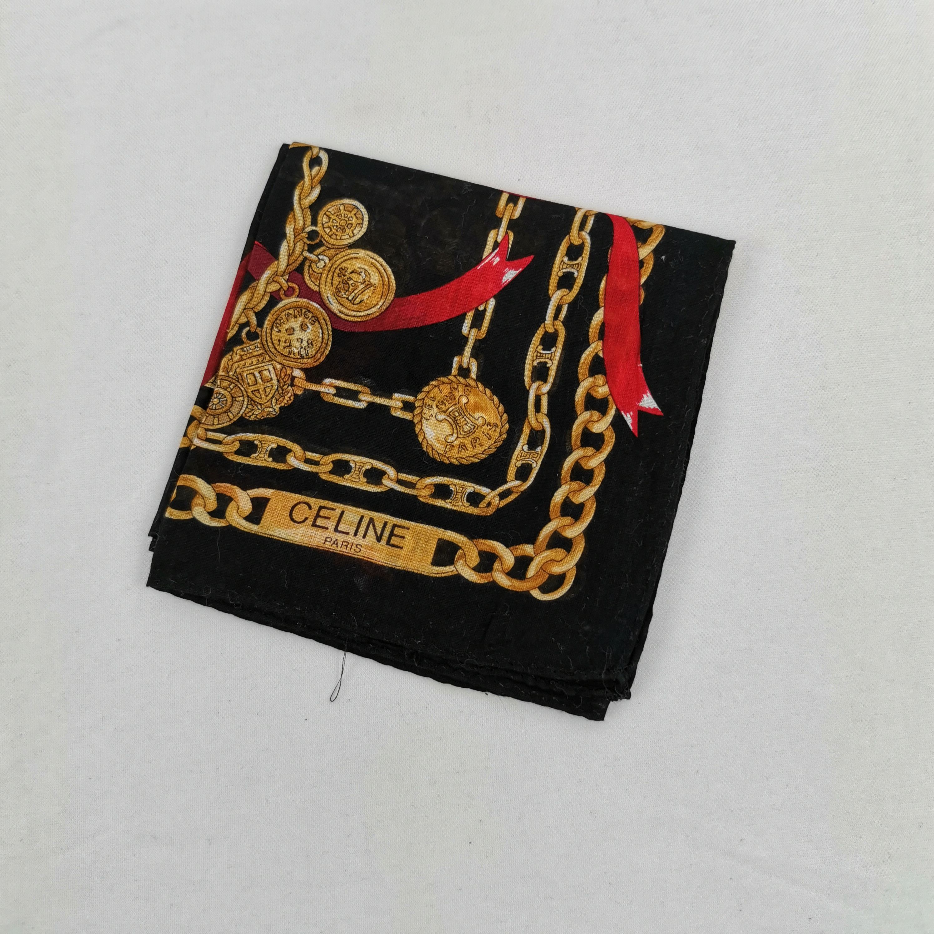 Celine × Vintage Vintage Celine Handkerchief Neckerchief Bandana Size ONE SIZE - 4 Thumbnail