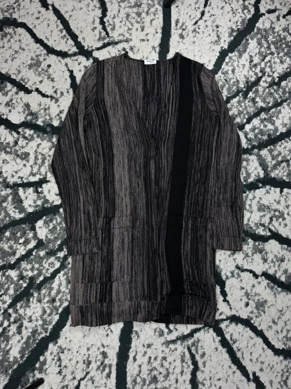 Akris Akris cardigan sweater gray black 36 wool Size S / US 4 / IT 40 - 1 Thumbnail
