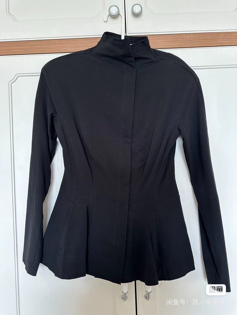Yohji Yamamoto Yohji Yamamoto size 3 2003 SS Mainline Black Ballet jacket Size M / US 6-8 / IT 42-44 - 2 Thumbnail