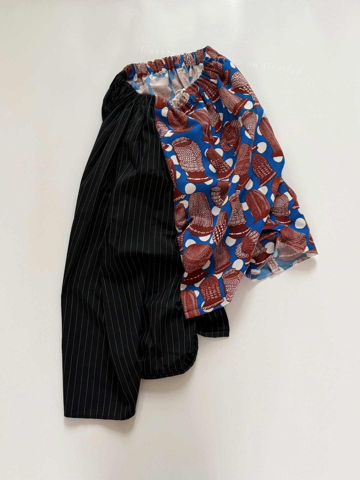 Rei Kawakubo Comme des Garçons 2007 Paneled Skort Size 26" / US 2 / IT 38 - 1 Thumbnail