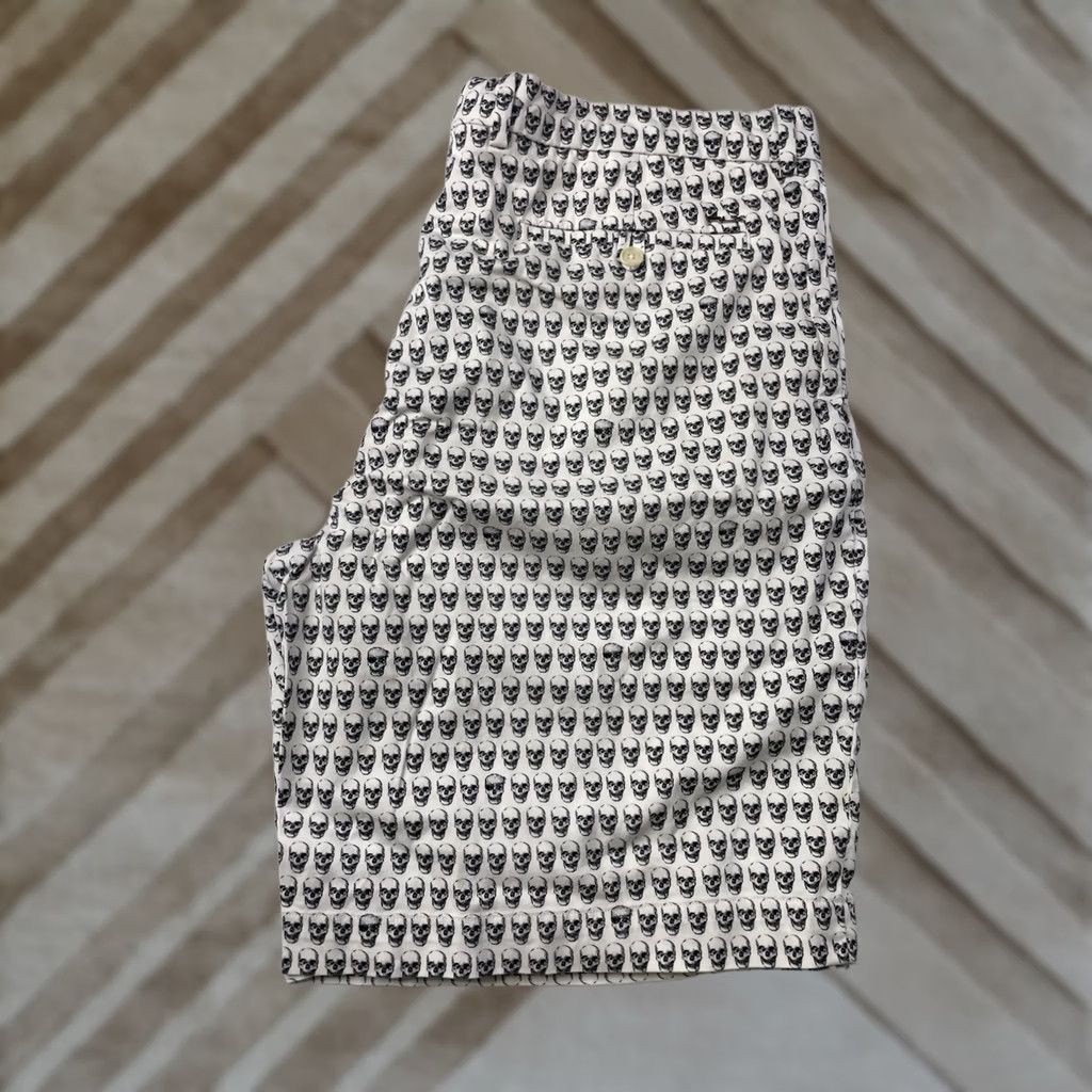 Polo Ralph Lauren RLX Ralph Lauren Shorts Mens 38 White Black Skull Print Golf Stretch All Over Size US 38 / EU 54 - 1 Thumbnail