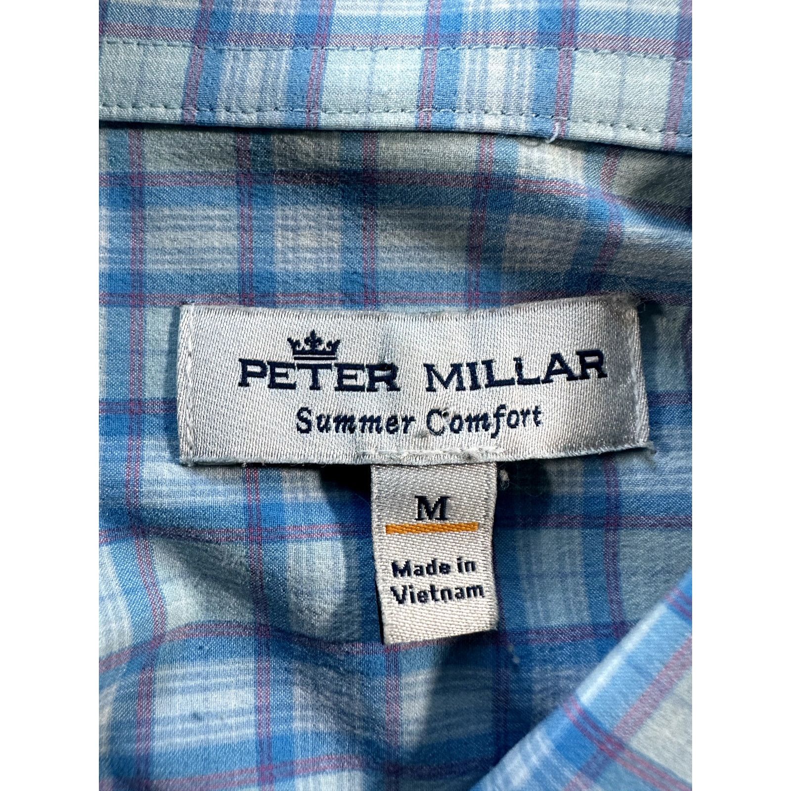 Peter Millar Peter Millar Summer Comfort Blue White Mens Med Long Sleeve Size US L / EU 52-54 / 3 - 7 Thumbnail