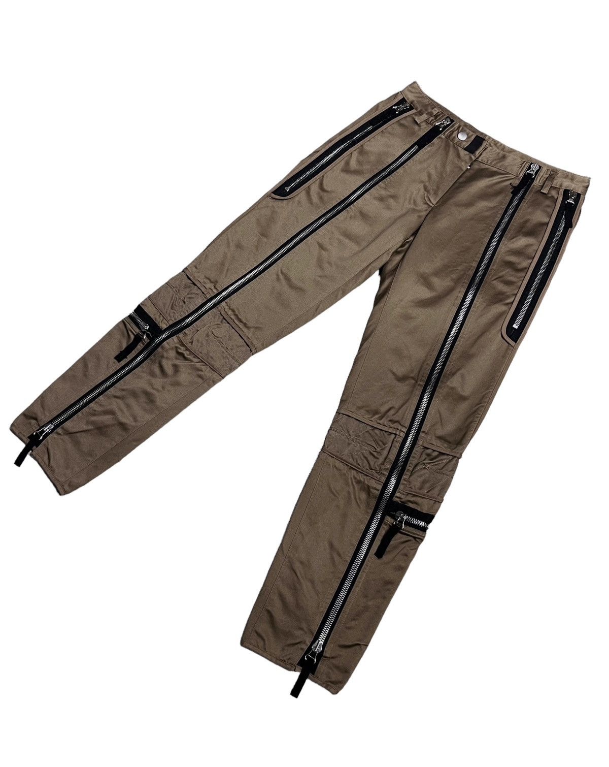 Dries Van Noten Dries Van Noten Multi-Zip Cotton Pants - Rare Archive Size US 28 / EU 44 - 7 Thumbnail