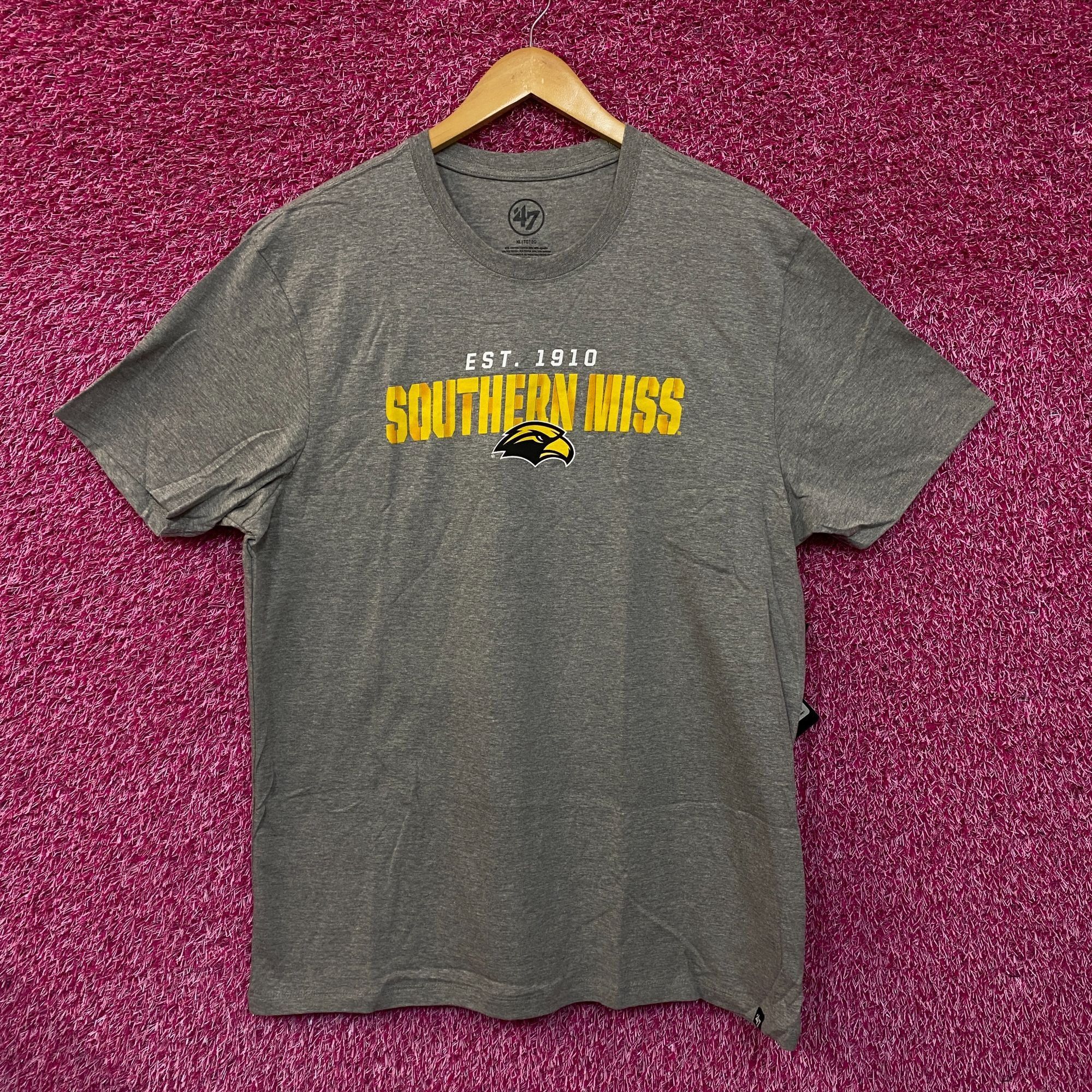 47 Brand Southern Miss College Football grey Tshirt size extra larg Size US XL / EU 56 / 4 - 1 Thumbnail
