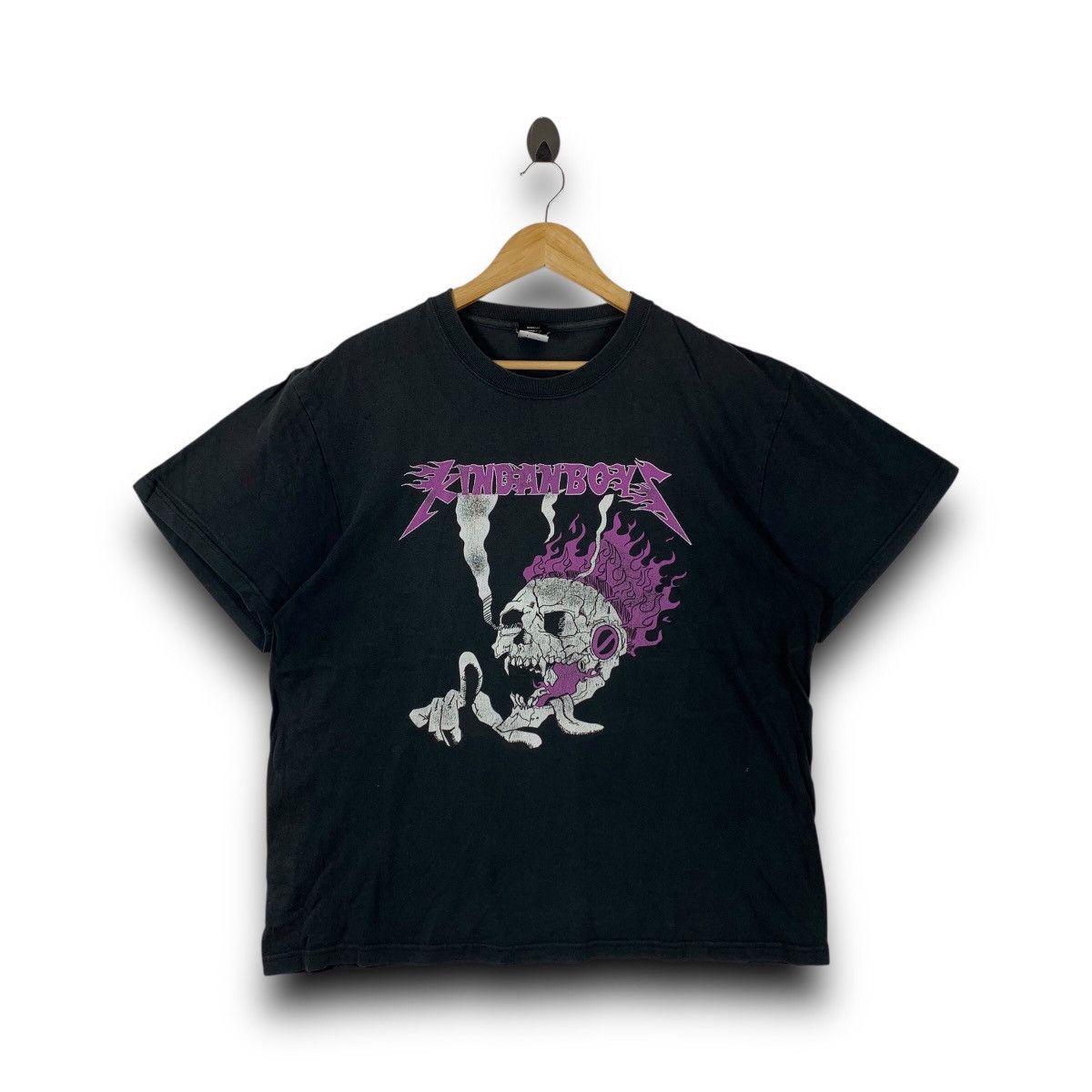 Japanese Brand Japanesebrand KINDANBOYZ skull printed tee Size US XL / EU 56 / 4 - 1 Thumbnail