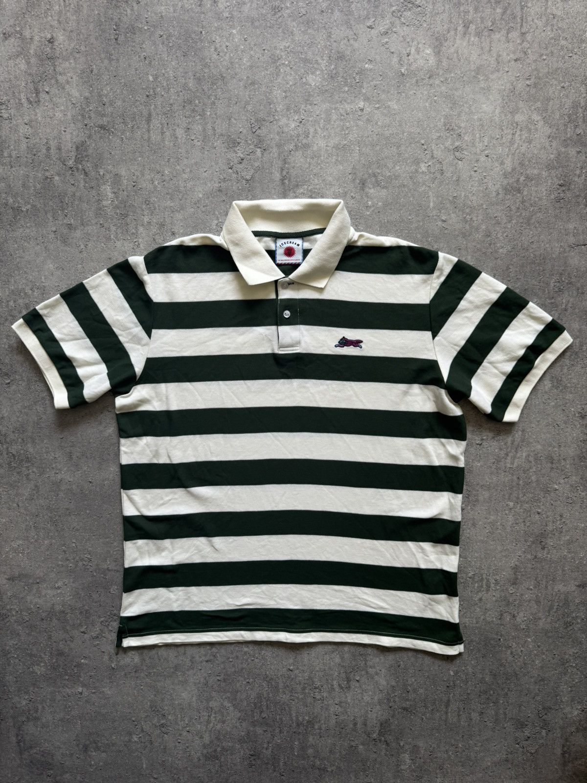 Icecream Ice Cream Billionaire Boys Club Striped Polo Shirt Size US L / EU 52-54 / 3 - 1 Thumbnail