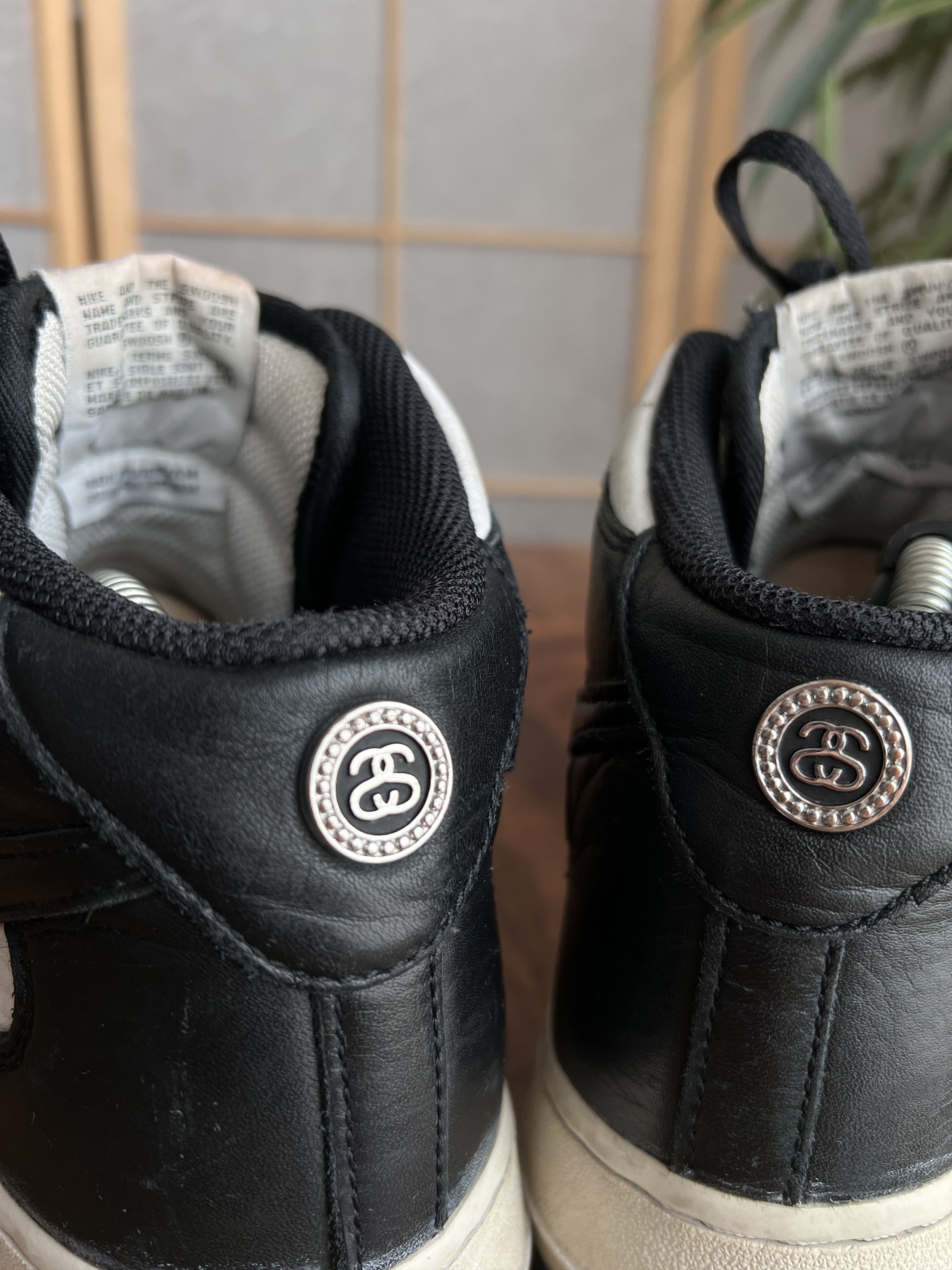 Stussy x Nike Air Force 1 Mid sneakers y2k shoes rap hip hop