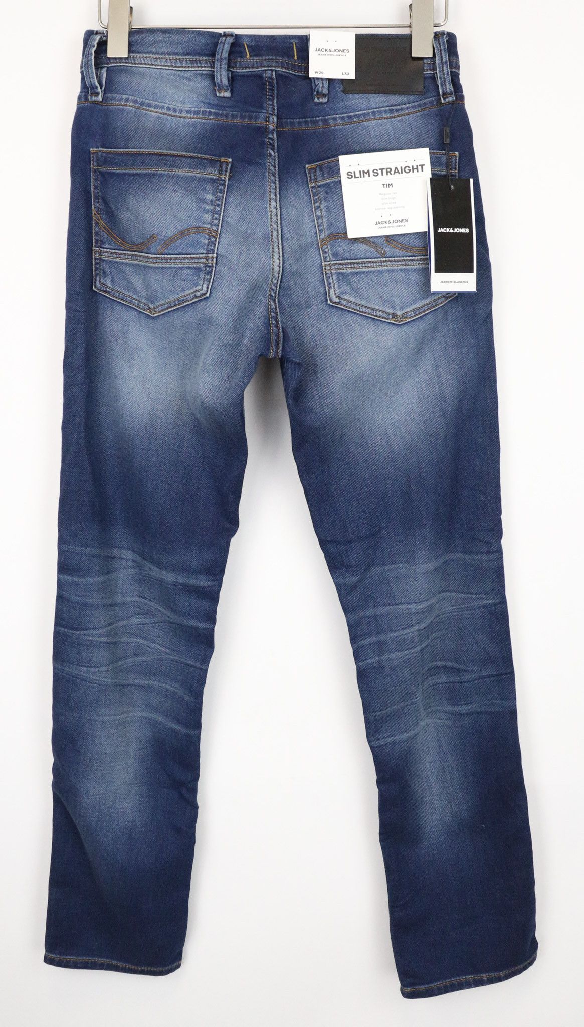Jack & Jones TIM W29/L32 Washed Blue Stretch Jeans 74923 Size US 29 - 2 Thumbnail