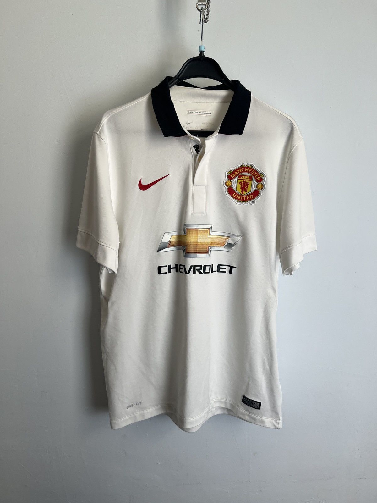 Nike Manchester United 2014-15 Away Soccer Jersey Nike size L Size US L / EU 52-54 / 3 - 1 Thumbnail
