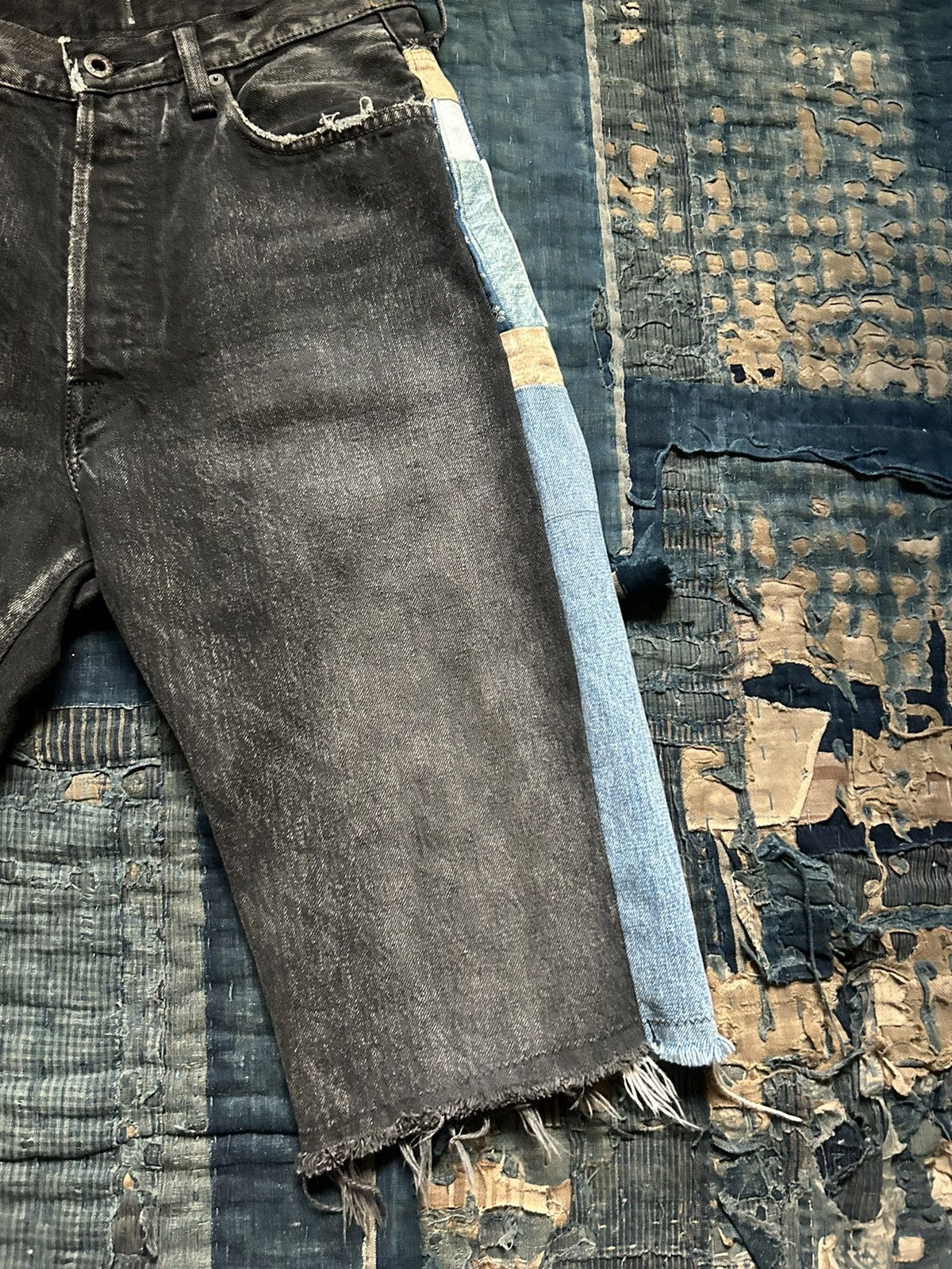 Kapital × Kapital Kountry Kapital Kountry Denim Thunderbird short pants Size US 32 / EU 48 - 5 Thumbnail