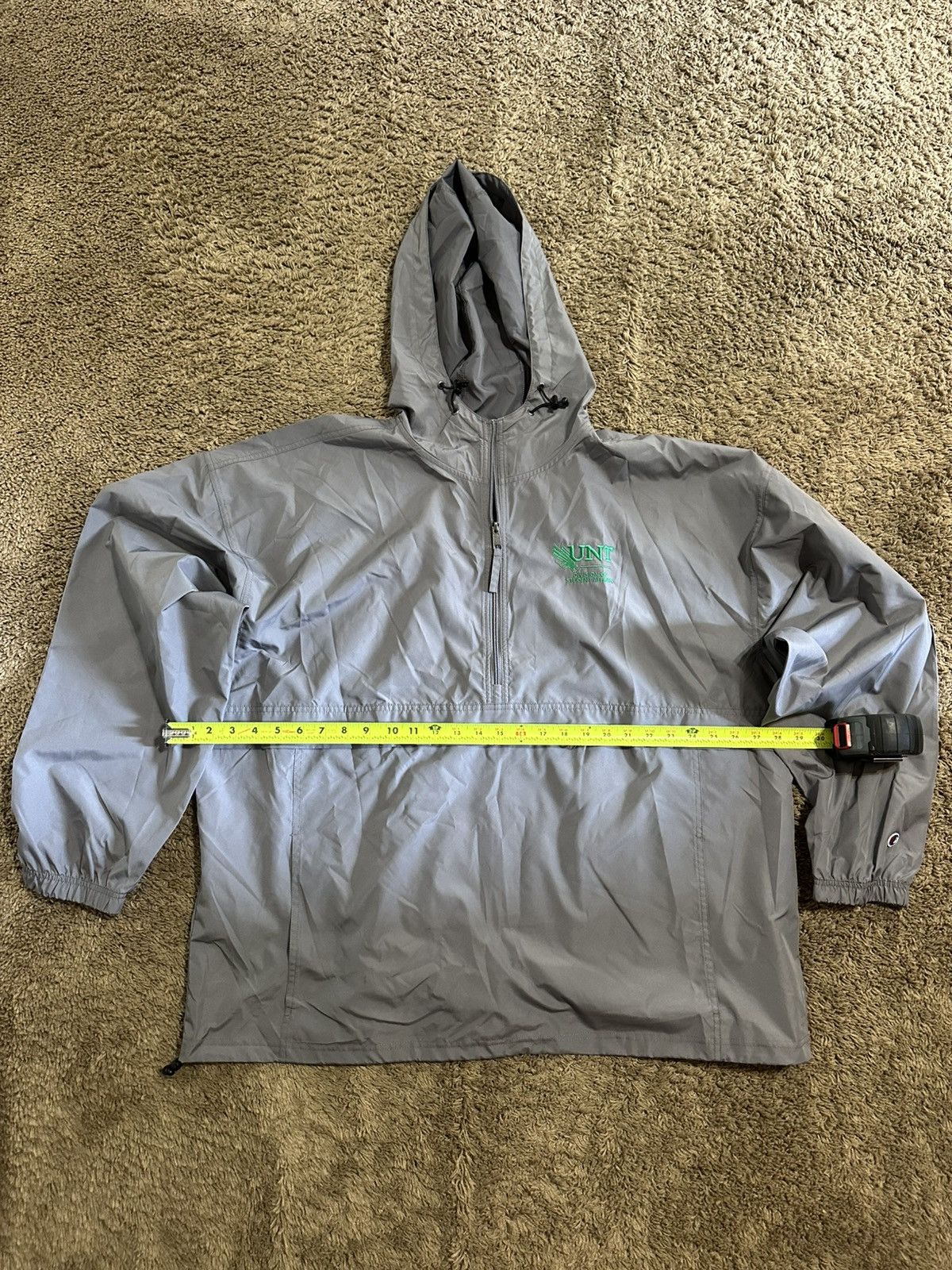 NCAA Vintage NCAA North Texas University windbreaker 90s size 3XL Size US XXL / EU 58 / 5 - 5 Thumbnail