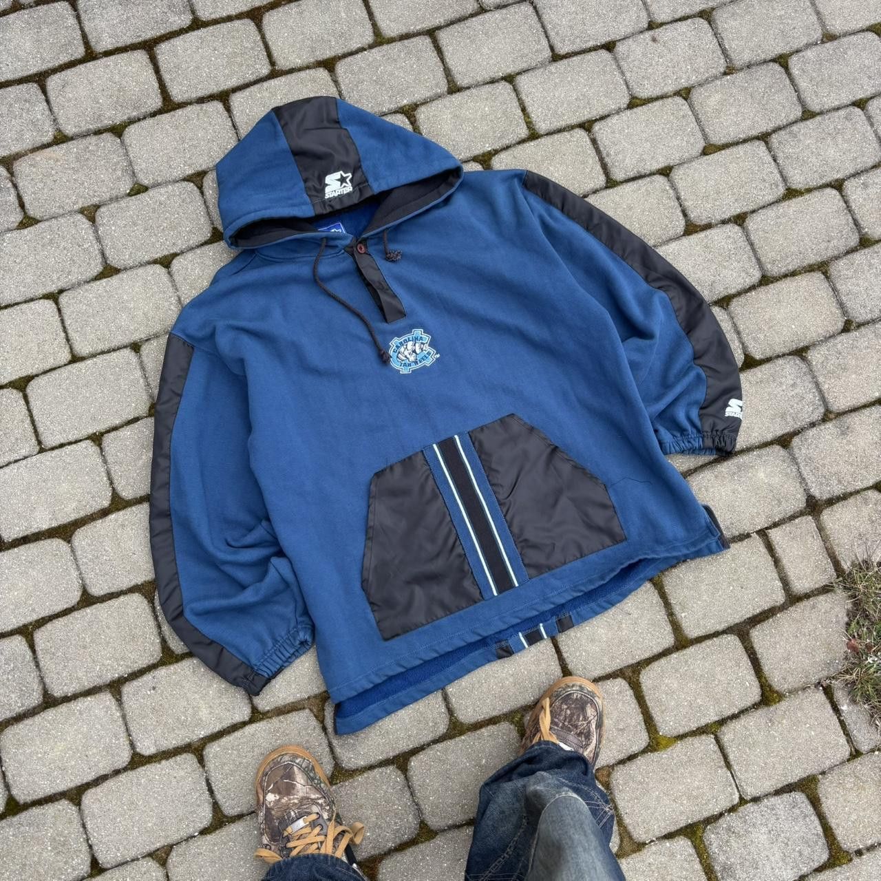 Japanese Brand × Starter × Vintage Vintage y2k 90s Starter North Carolina Tar Heels Hoodie Size US L / EU 52-54 / 3 - 2 Thumbnail