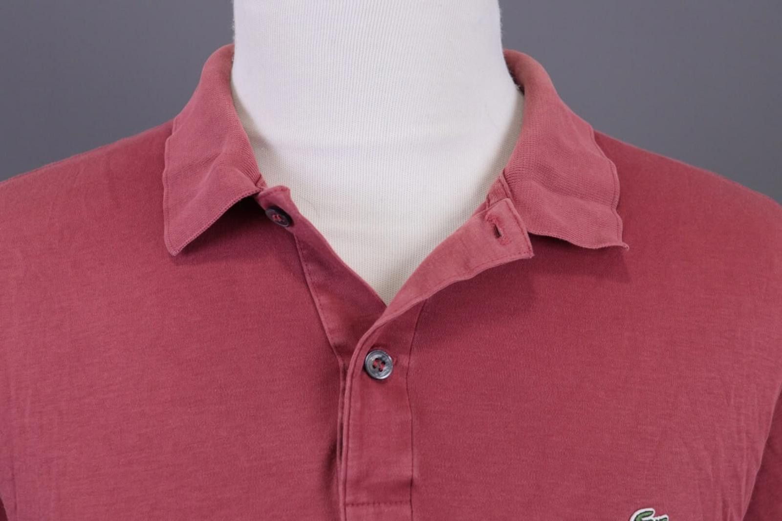 Lacoste Lacoste Regular Fit Pink Summer Polo Shirt Size 7 / XXL Size US XXL / EU 58 / 5 - 5 Thumbnail