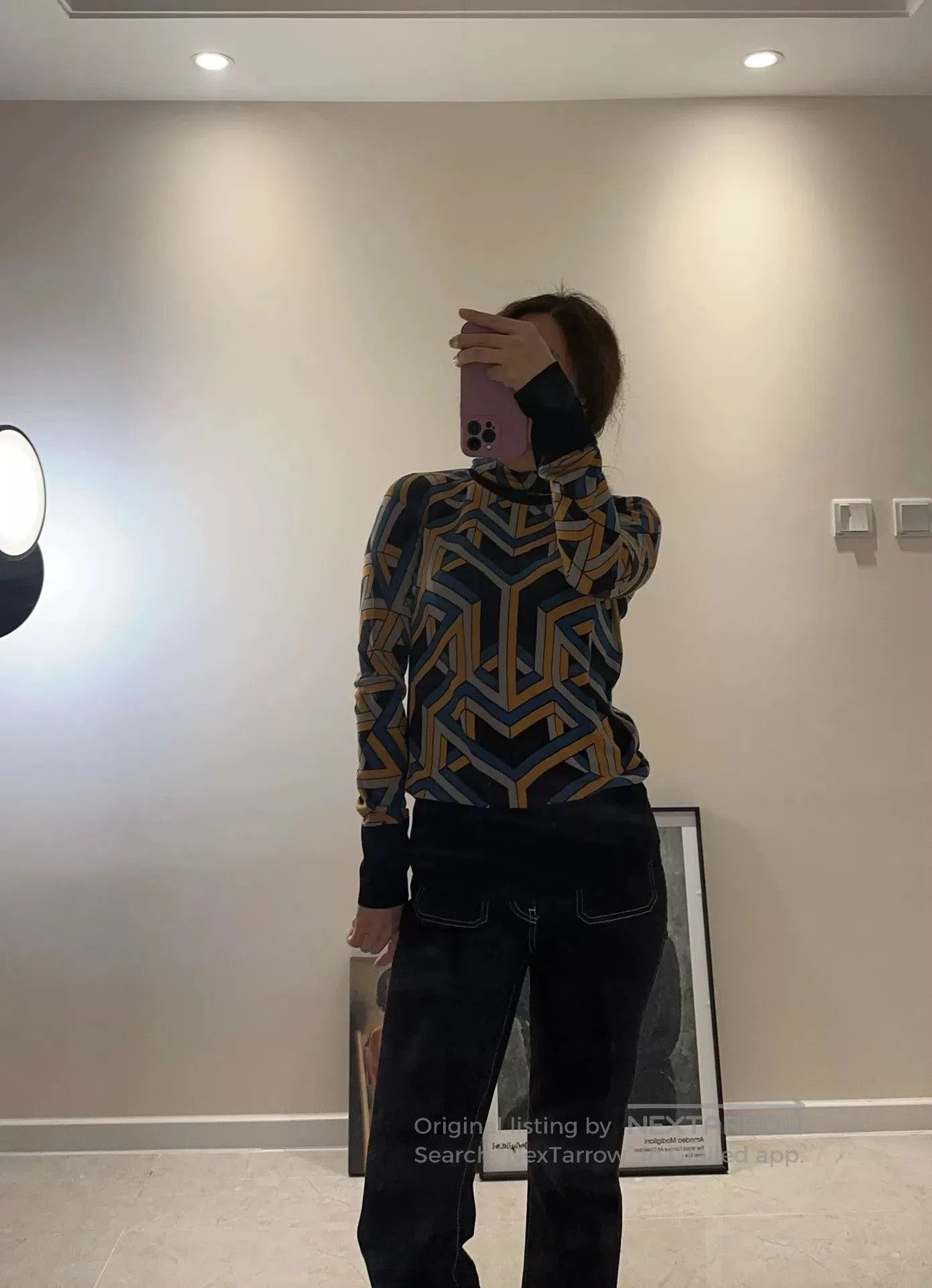 Hermes Hermes Silk Turtleneck Top. Size US M / EU 48-50 / 2 - 7 Thumbnail