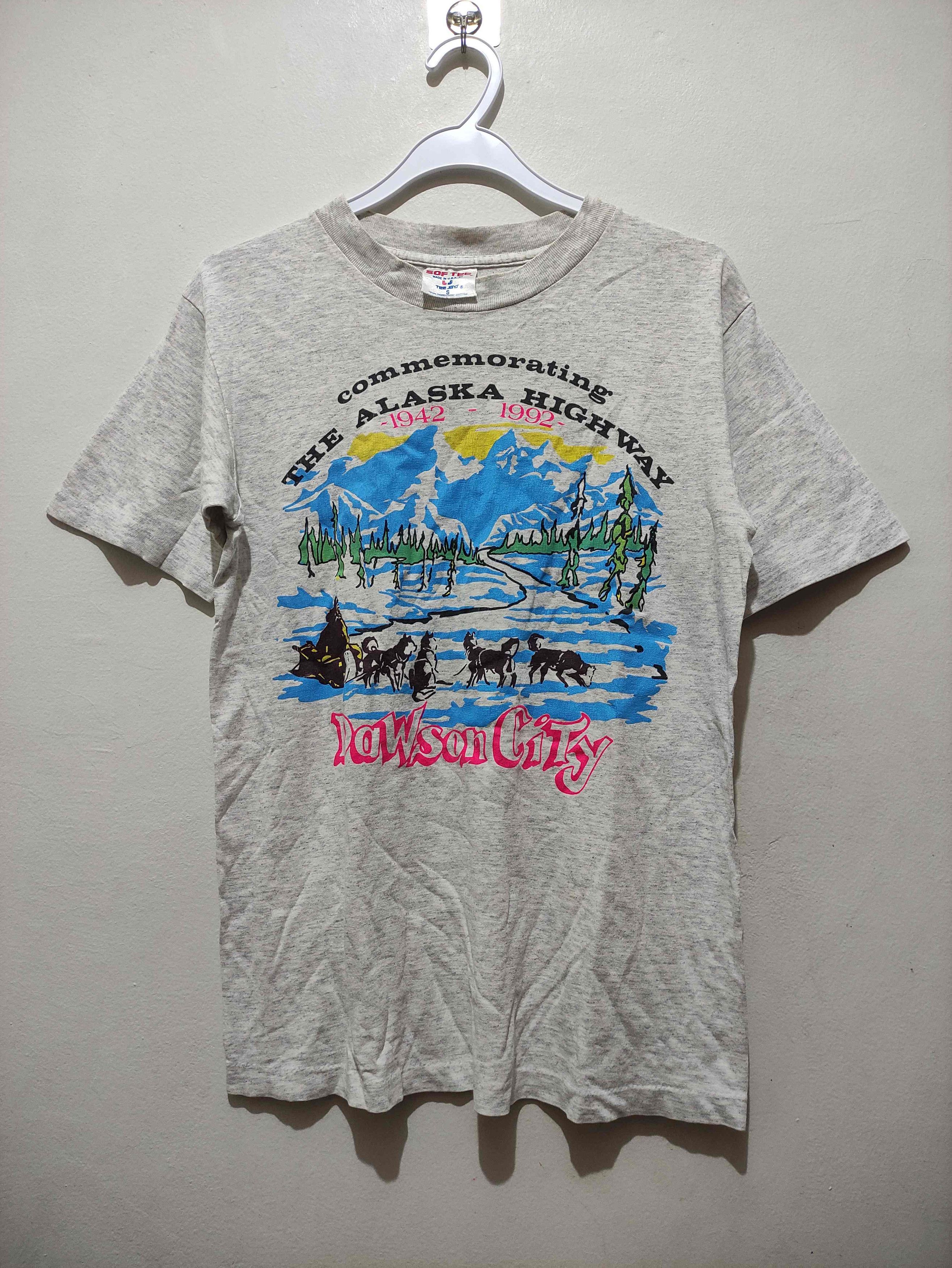 Vintage Vintage Alaska Highway 50th Anniversary T-Shirt Soft Tee Size US S / EU 44-46 / 1 - 1 Thumbnail