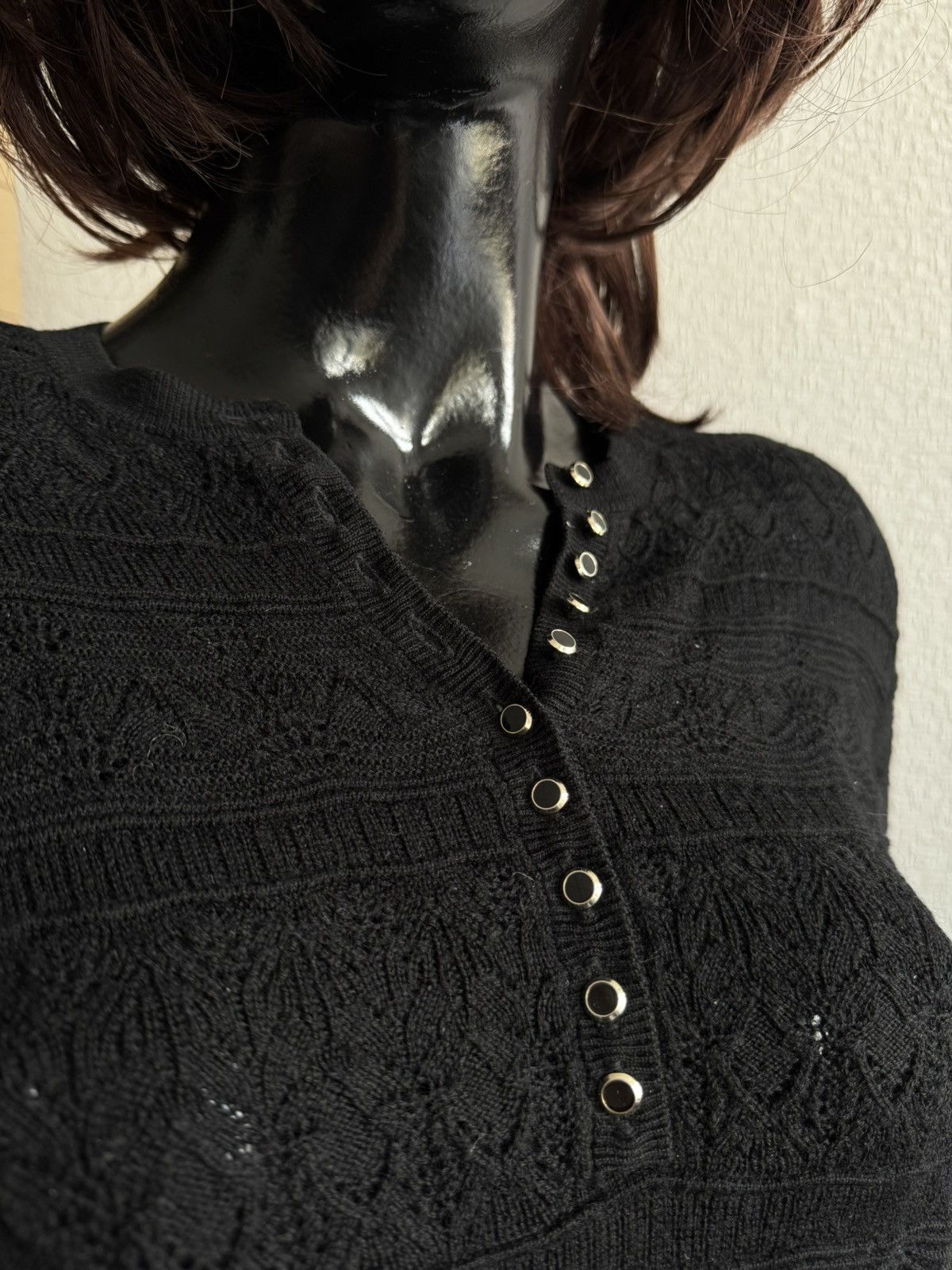 Sezane × Vintage 😍Sezane black sweater luxury size S Size S / US 4 / IT 40 - 10 Thumbnail