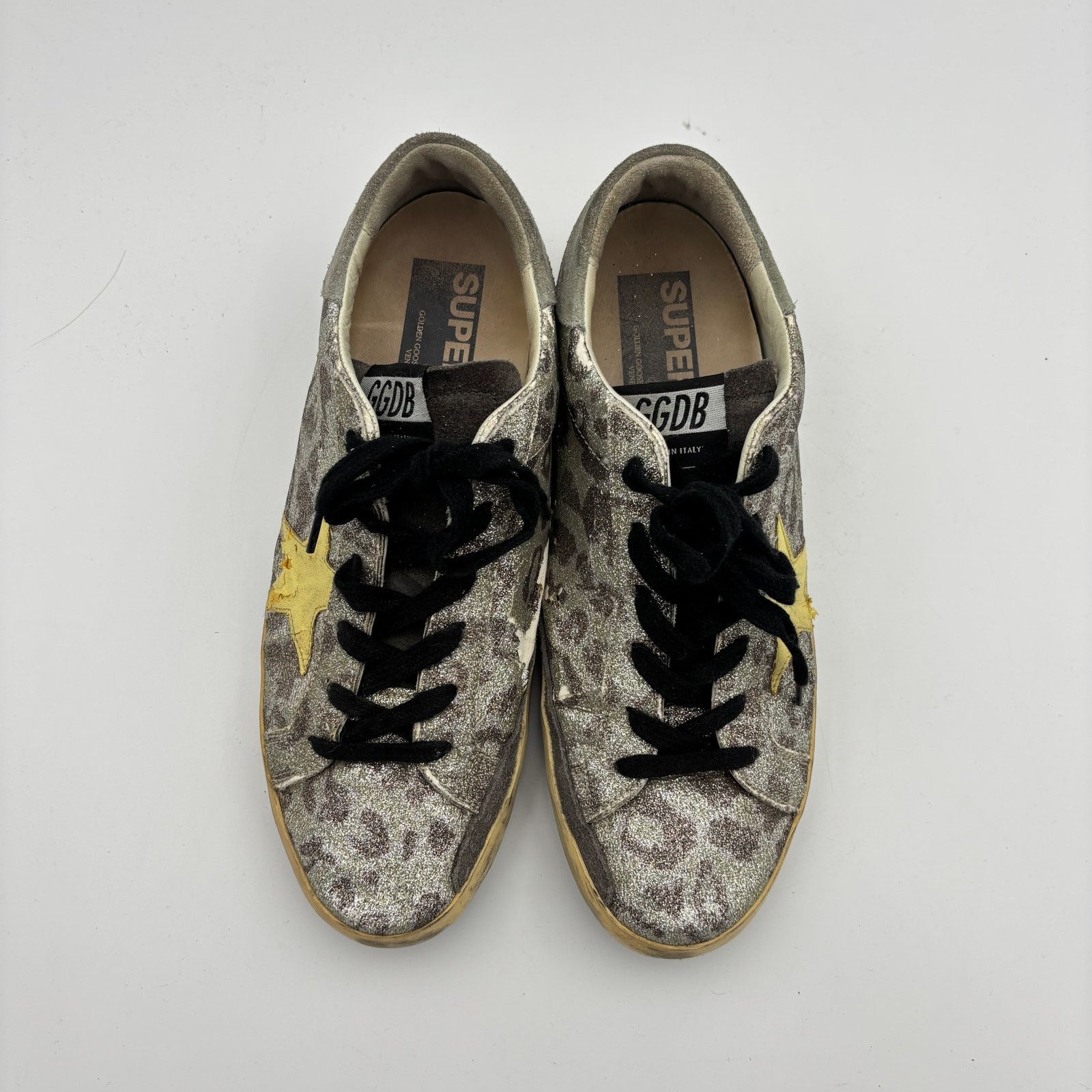 Golden Goose Golden Goose Superstar GGDB Glitter Leopard Sneakers 39 US 9 Size US 9 / IT 39 - 6 Thumbnail