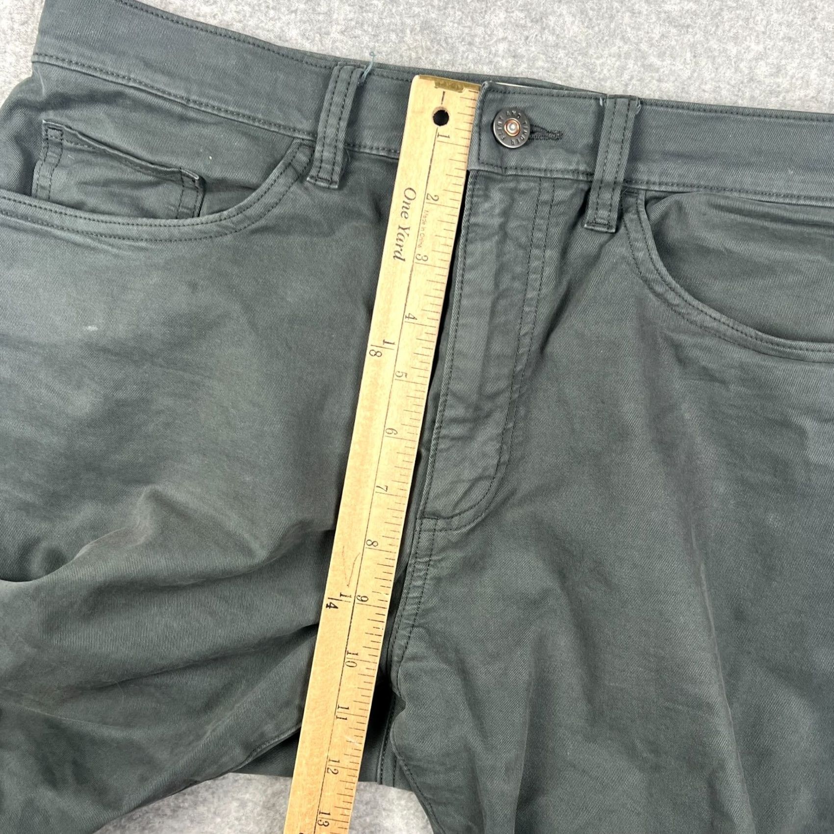 Flint And Tinder Flint & Tinder 365 Pants 30x30 Slim Fit Tapered Stretch Grey Huckberry Mens Size US 30 / EU 46 - 7 Thumbnail