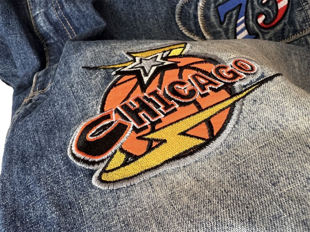 NBA 🔥Steals🔥 Vtg Y2K Dtek Jeans Hip Hop Baggy Style W42 x L32 Size US 42 / EU 58 - 10 Thumbnail