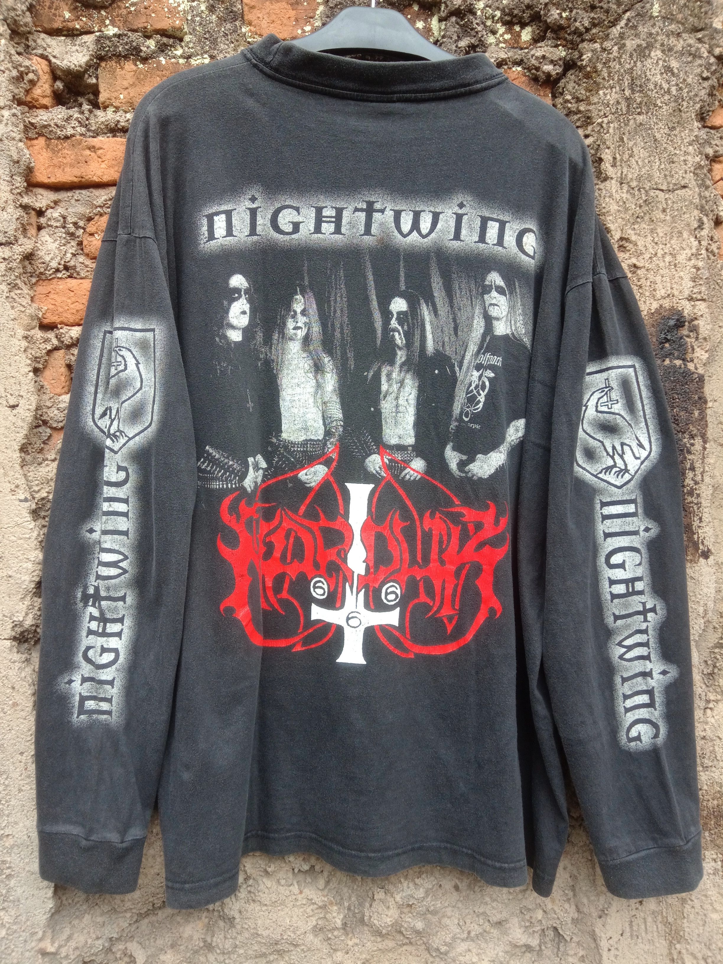 Band Tees × Vintage Vintage MARDUK nightwing Size US XL / EU 56 / 4 - 3 Thumbnail