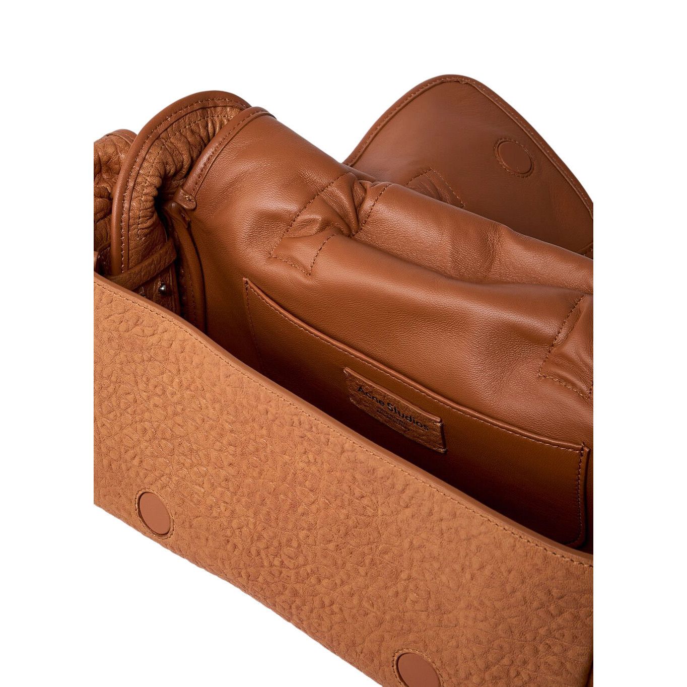 Acne Studios ACNE STUDIOS Multipocket Brown Leather Shoulder Bag New Size ONE SIZE - 5 Thumbnail
