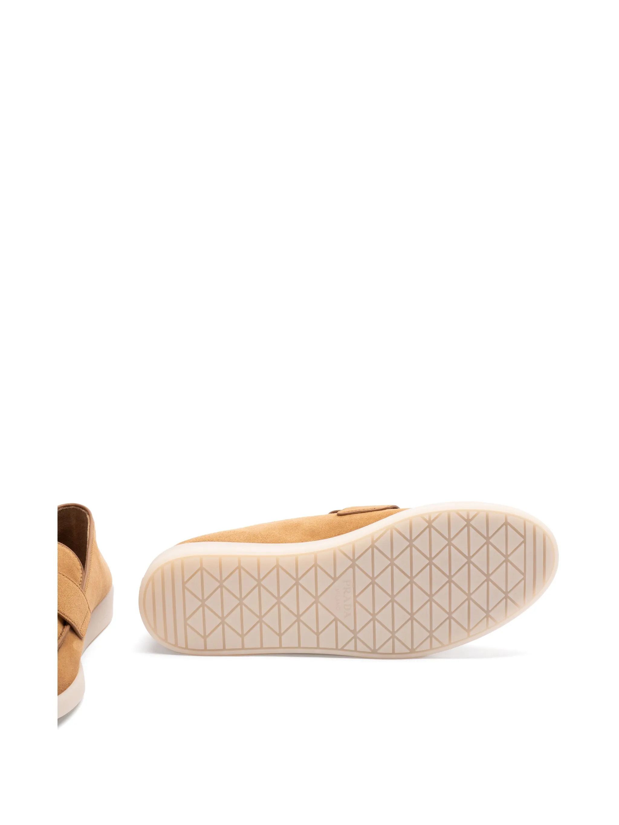 Prada o1w1db10426 Suede Loafers in Brown Size US 8 / EU 41 - 4 Thumbnail