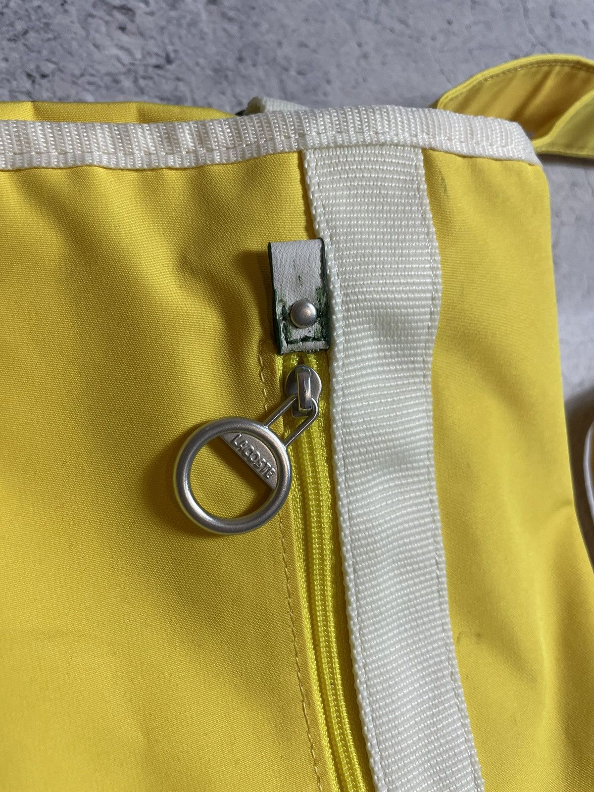 Lacoste Vintage Messenger Crossbody Slim Bag Lacoste Y2K Yellow Size ONE SIZE - 3 Thumbnail
