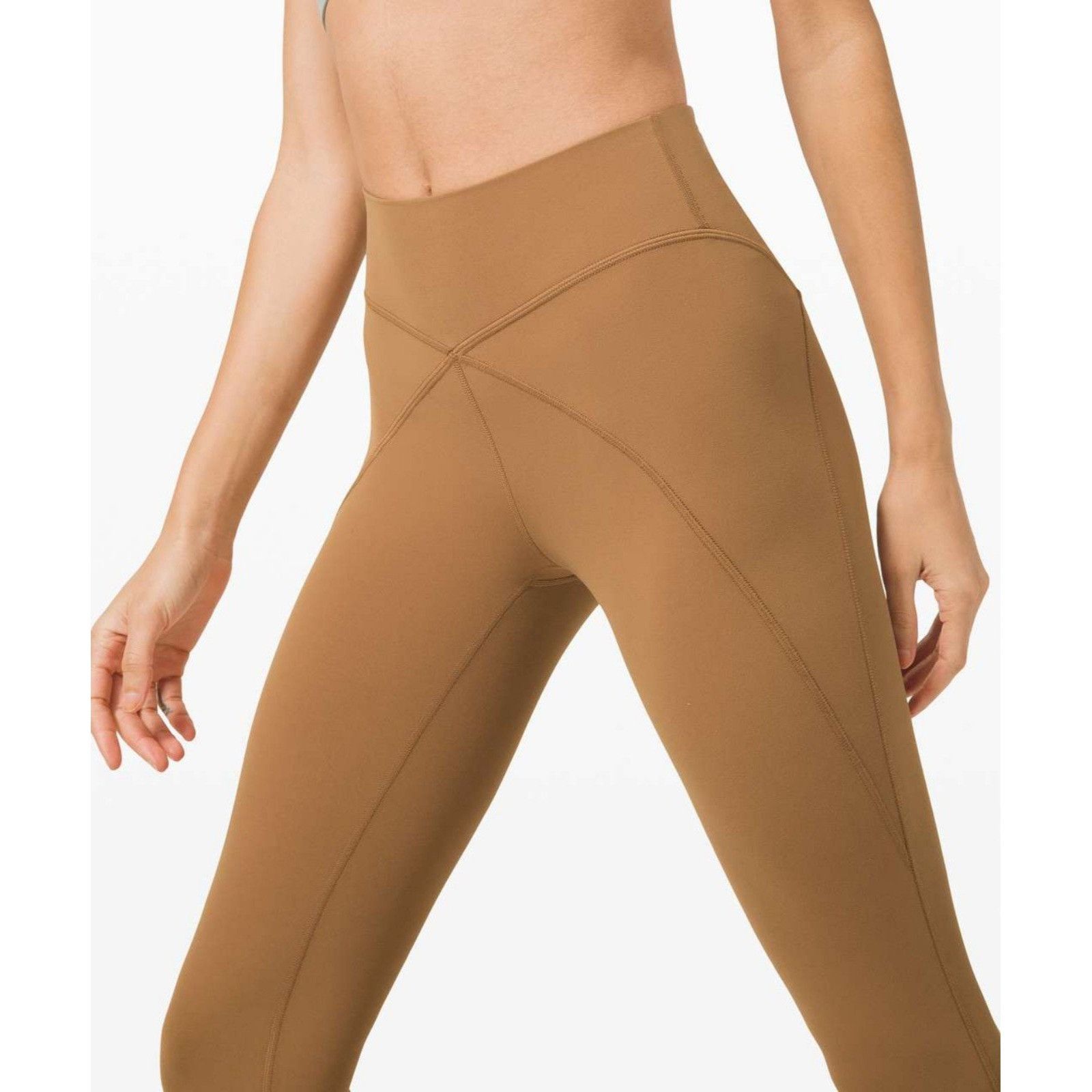 Lululemon Lululemon Get Centred High Rise CropLeggings 21" Saddle Brow Size 27" / US 4 / IT 40 - 3 Thumbnail