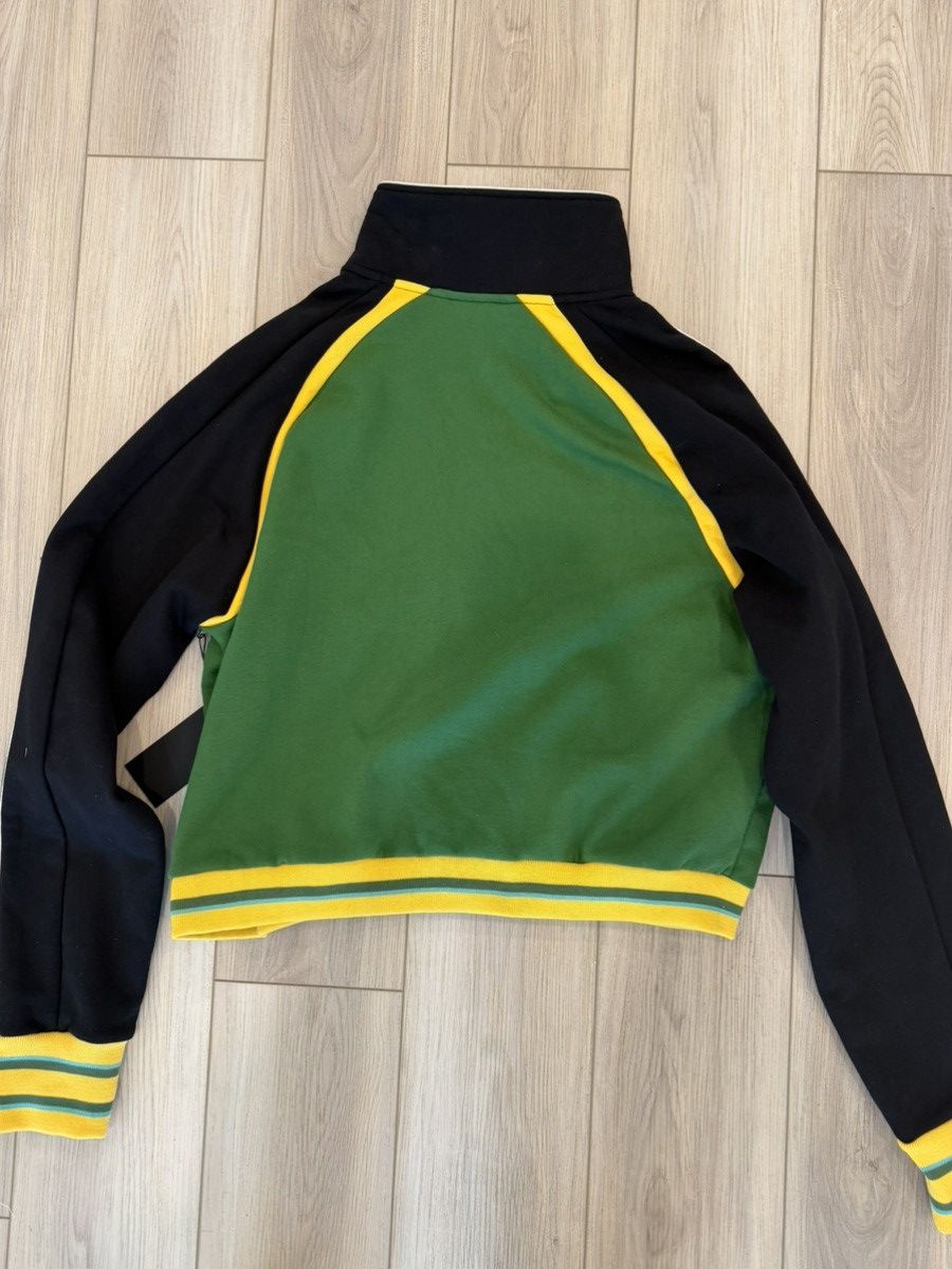 The GV Gallery Raspberry Hills Track Jacket Green Black Zip Up Rare Size US XXL / EU 58 / 5 - 2 Thumbnail