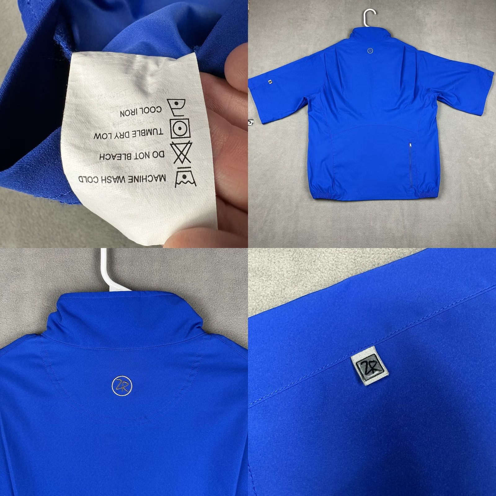 Vintage Zero Restriction Pullover Mens Medium Tour Series Golf Half Zip Short Sleeve Shirt 1/4 Zip Pockets Breathable Moisture Wicking Softshell Size US M / EU 48-50 / 2 - 8 Thumbnail